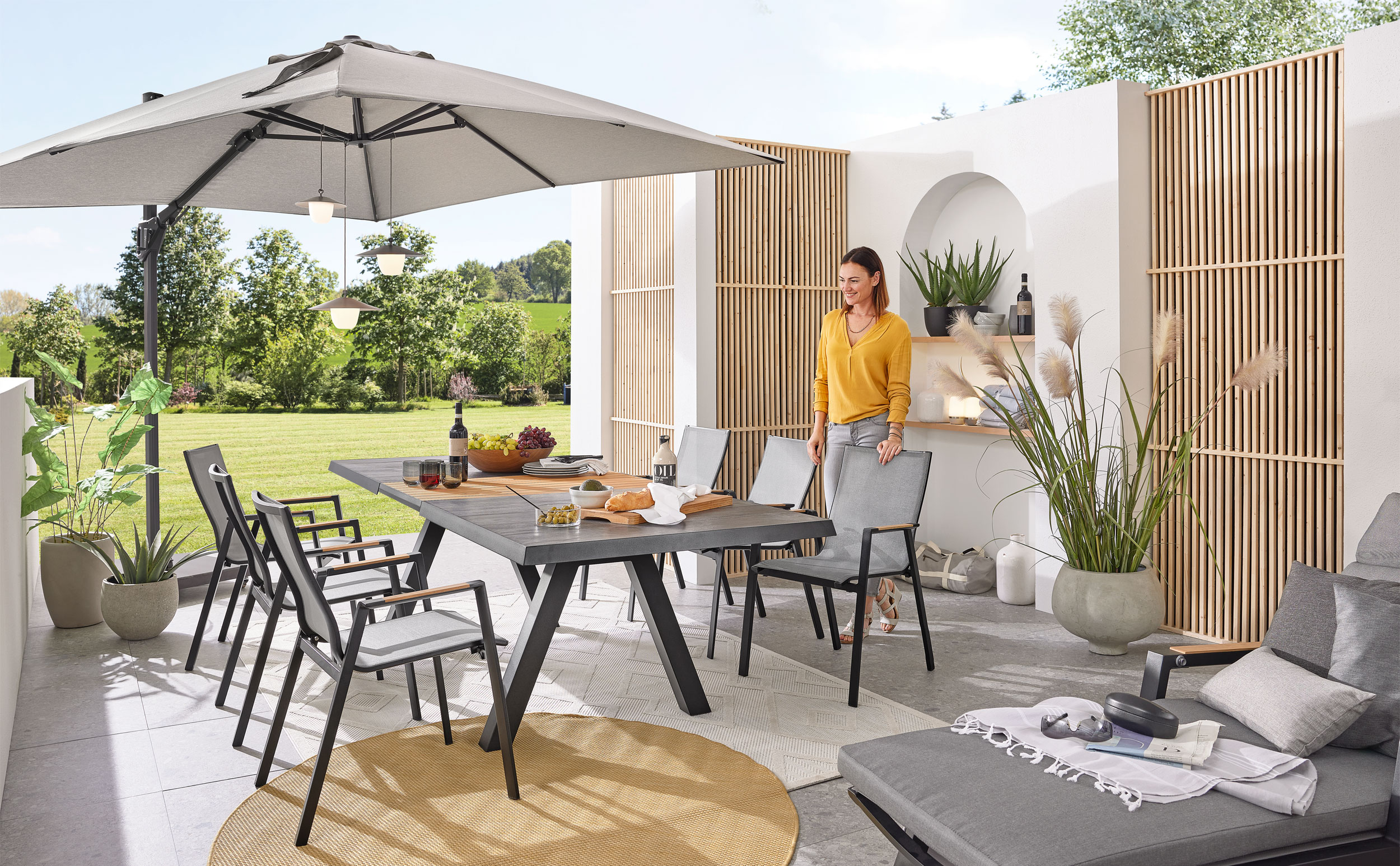 MONDO Ausziehtisch Keramik/Teak image number 4