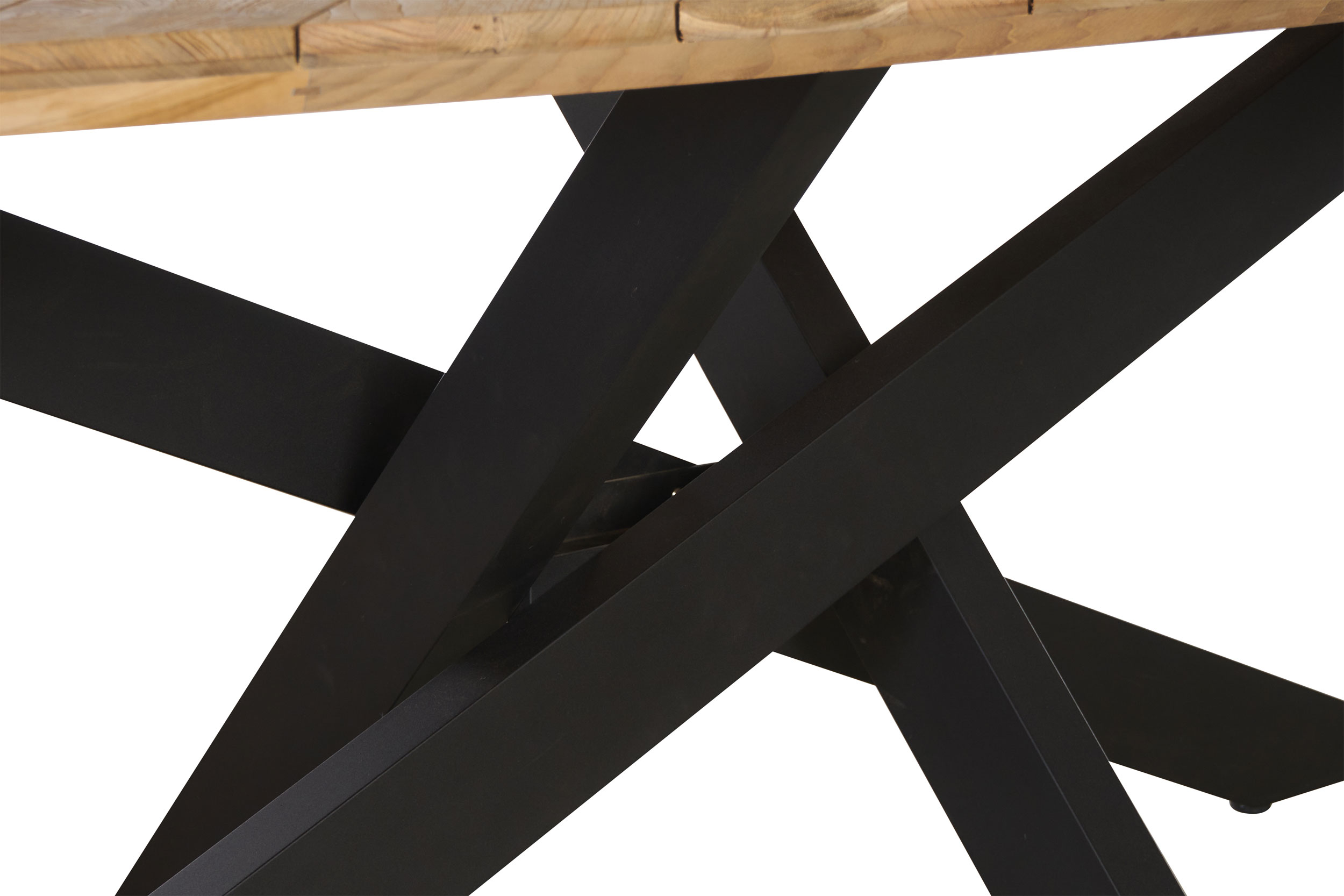 OUTDOOR Gartentisch Teak Oval X-Fu&szlig; image number 5