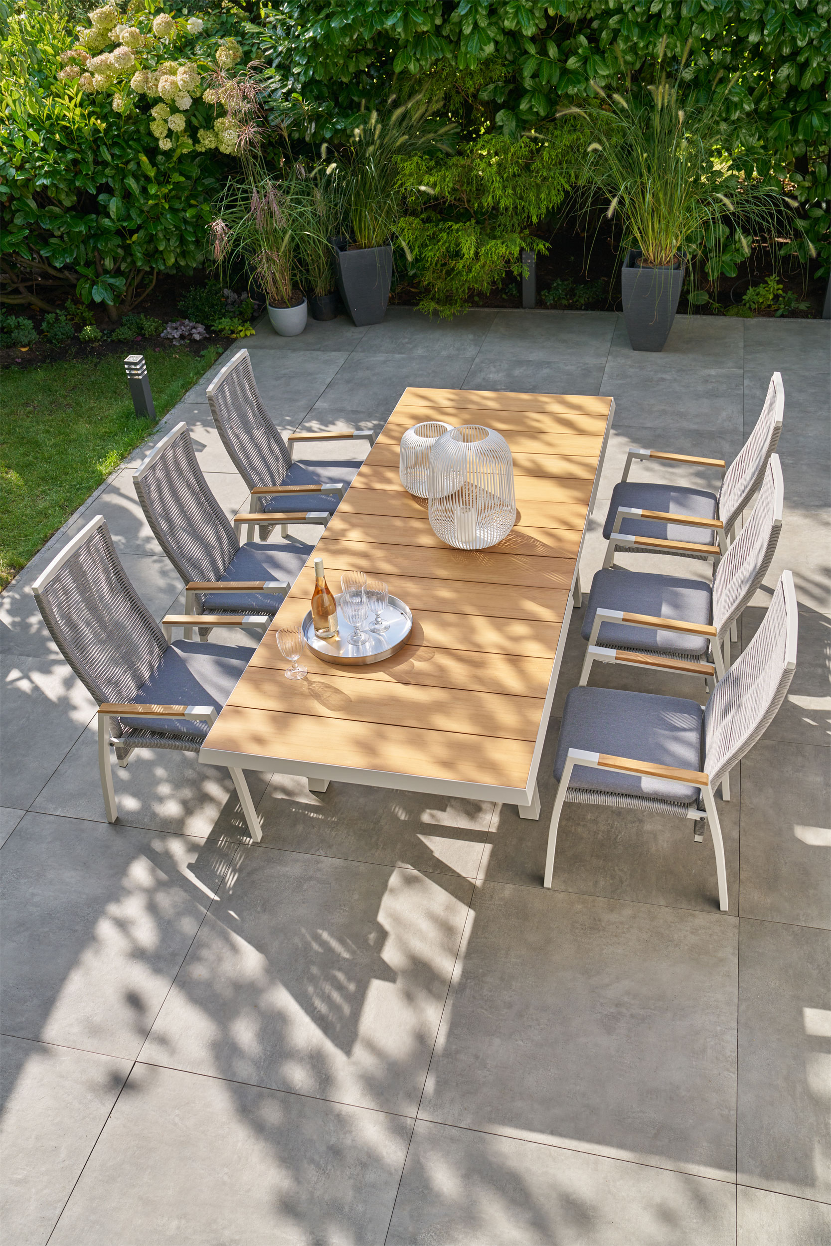 OUTDOOR Ausziehtisch Teakplatte Garten image number 7