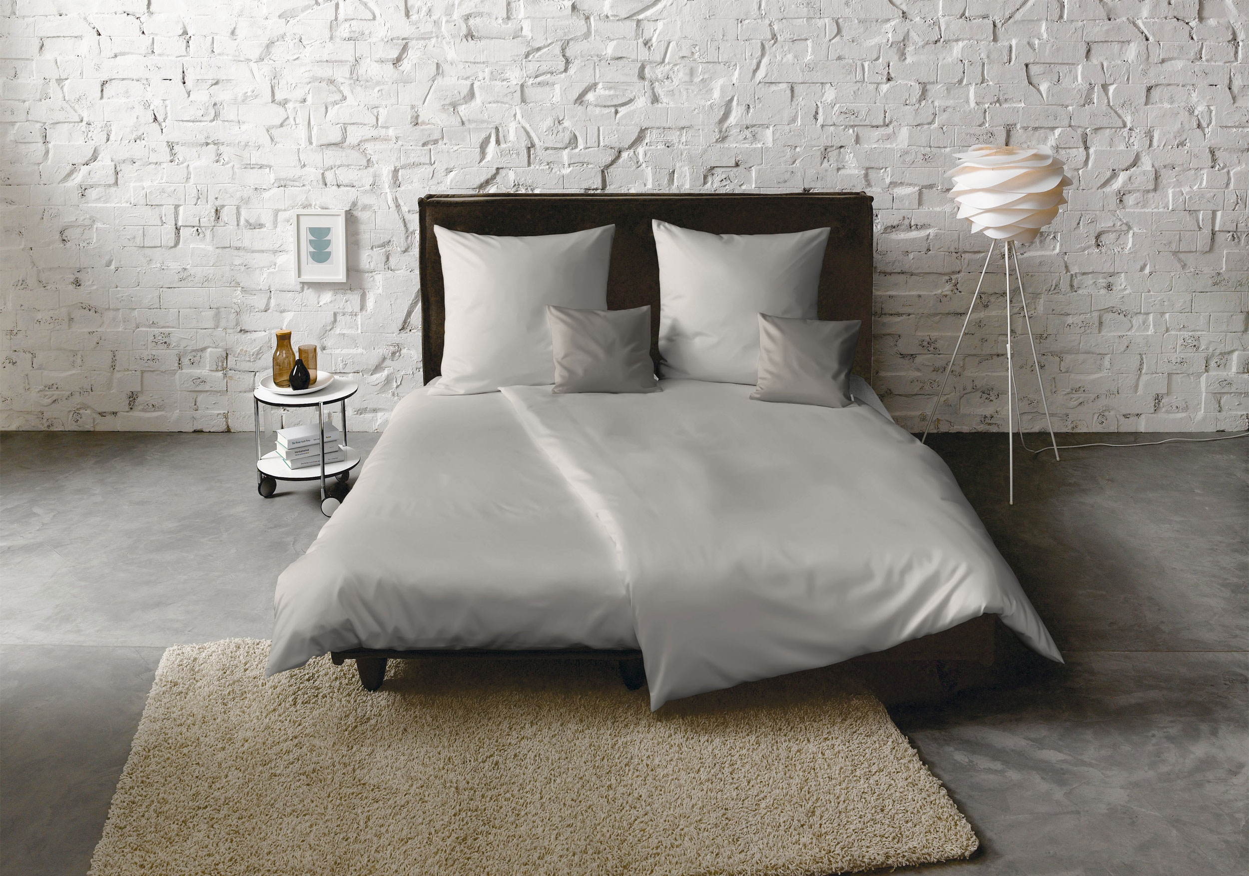 Fleuresse Uni-Satin-Kissenbezug image number 2