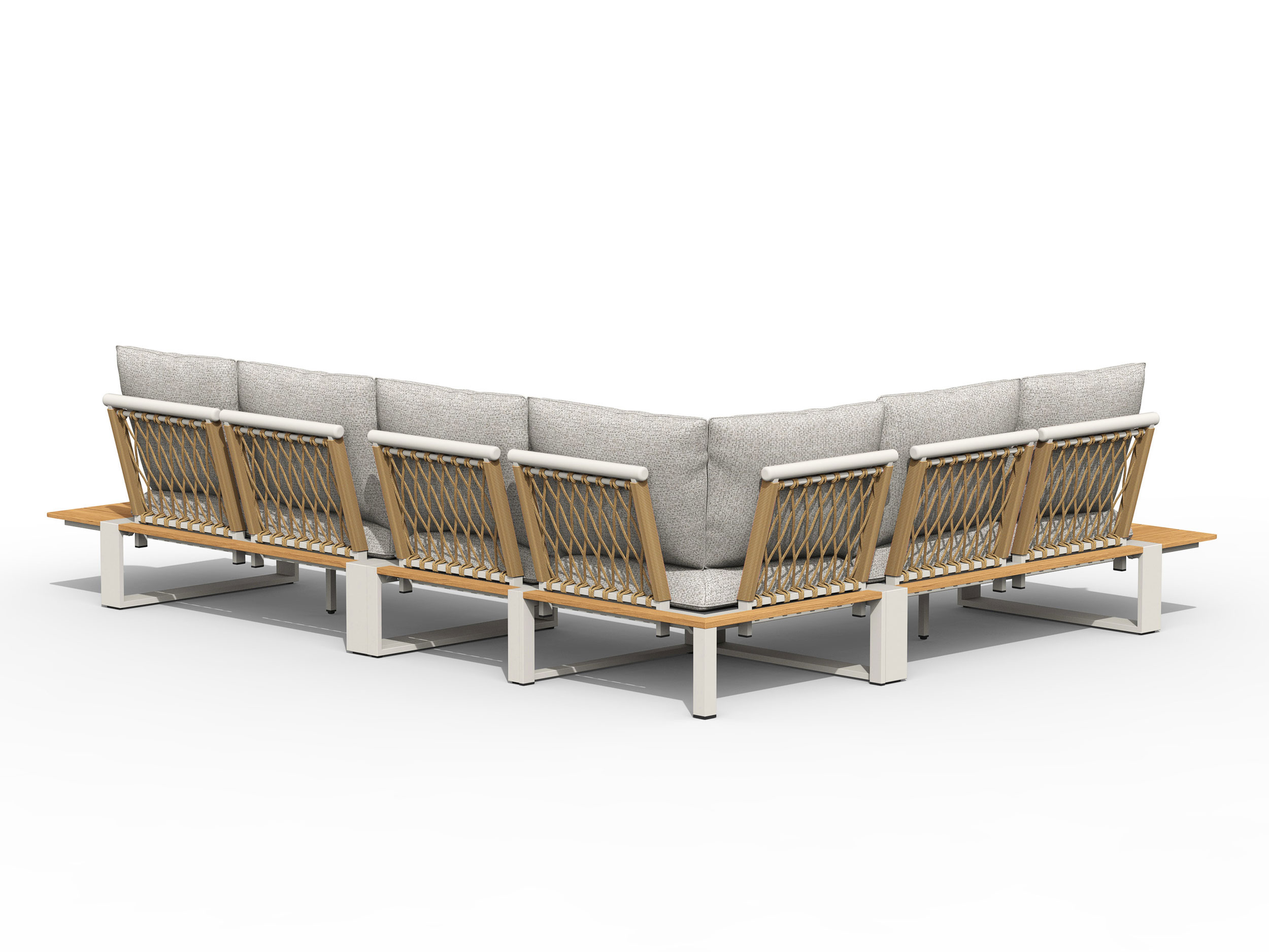 TIERRA OUTDOOR Gartenlounge Set Alu/Teak image number 2