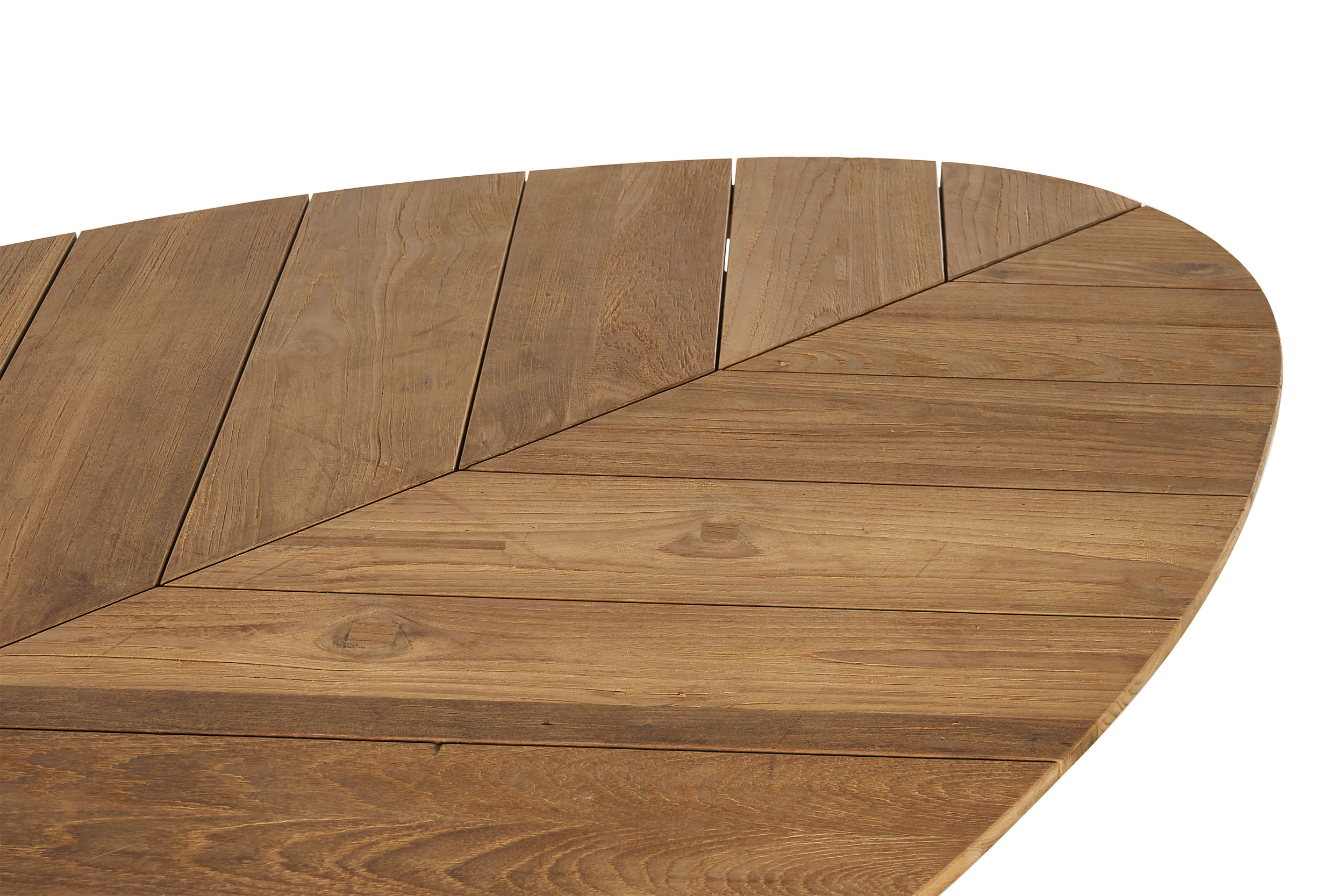 OUTDOOR Gartentisch Teak Oval X-Fu&szlig; image number 4