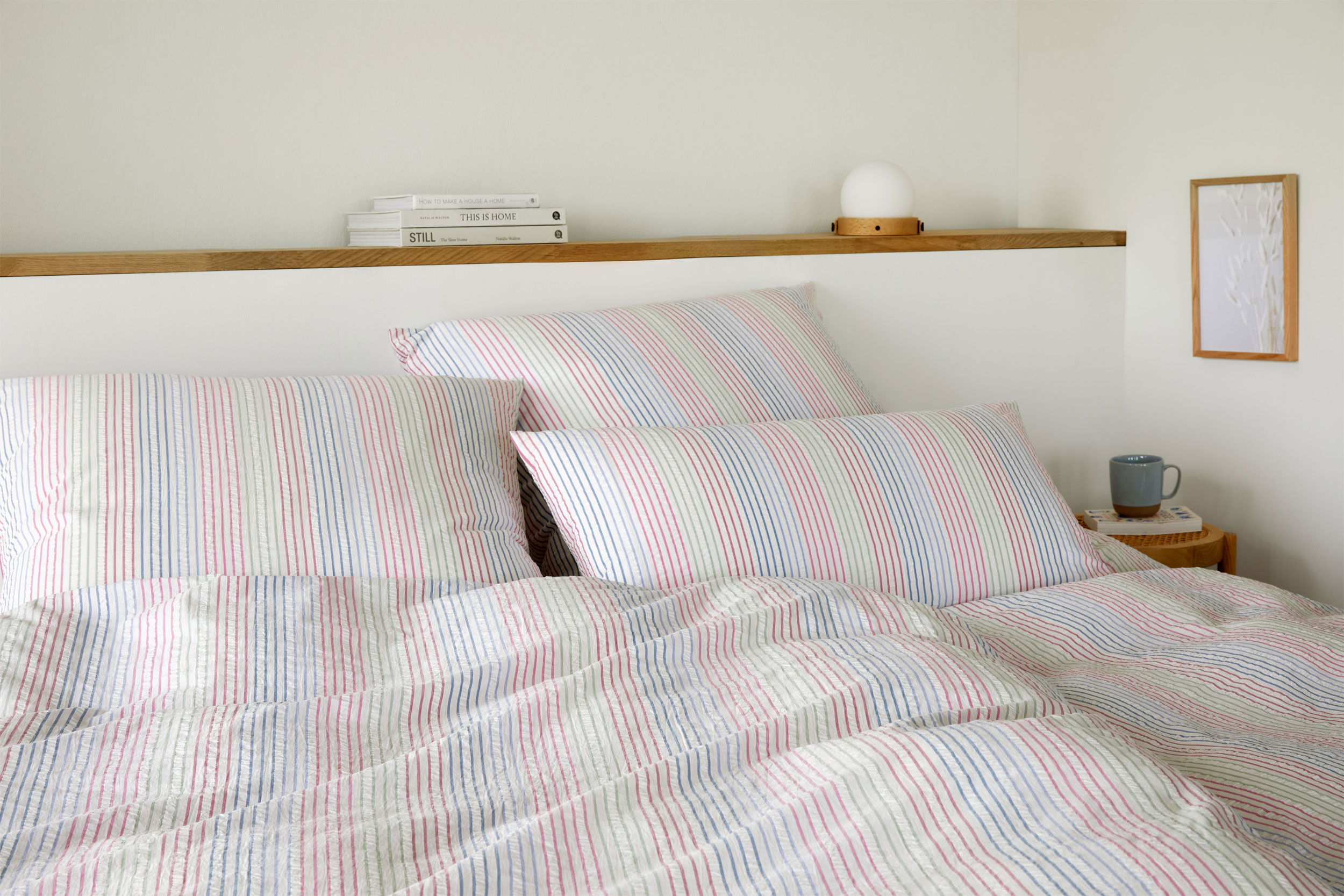 Elegante Seersucker-Bettw&auml;sche image number 2