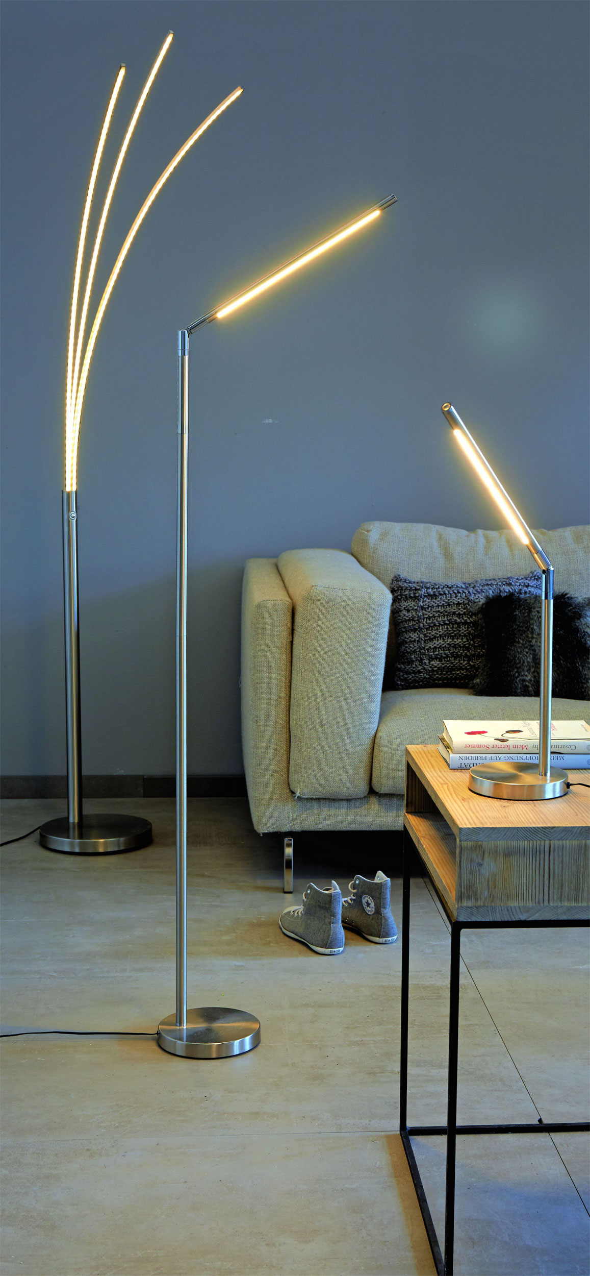 casa NOVA LED-Stehleuchte 3flg image number 4