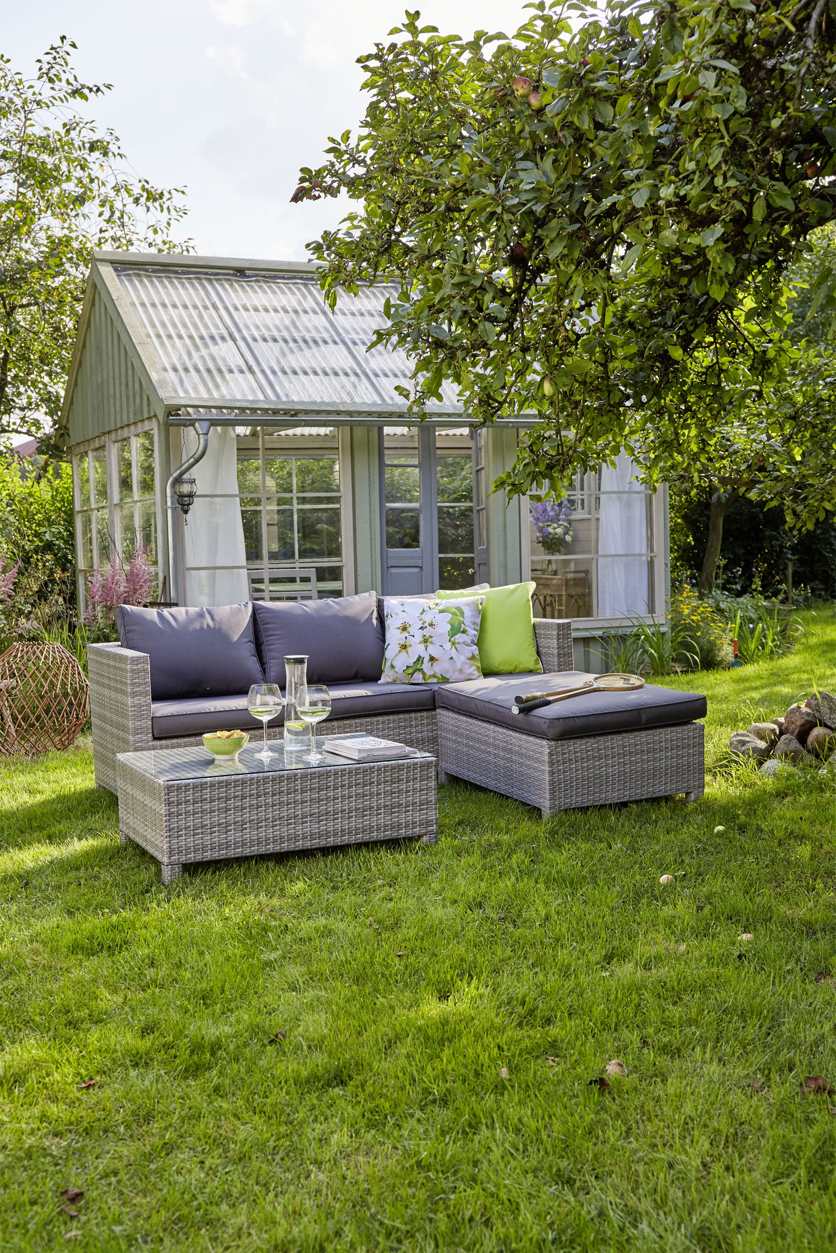 OUTDOOR Lounge-Set Polyrattan image number 4