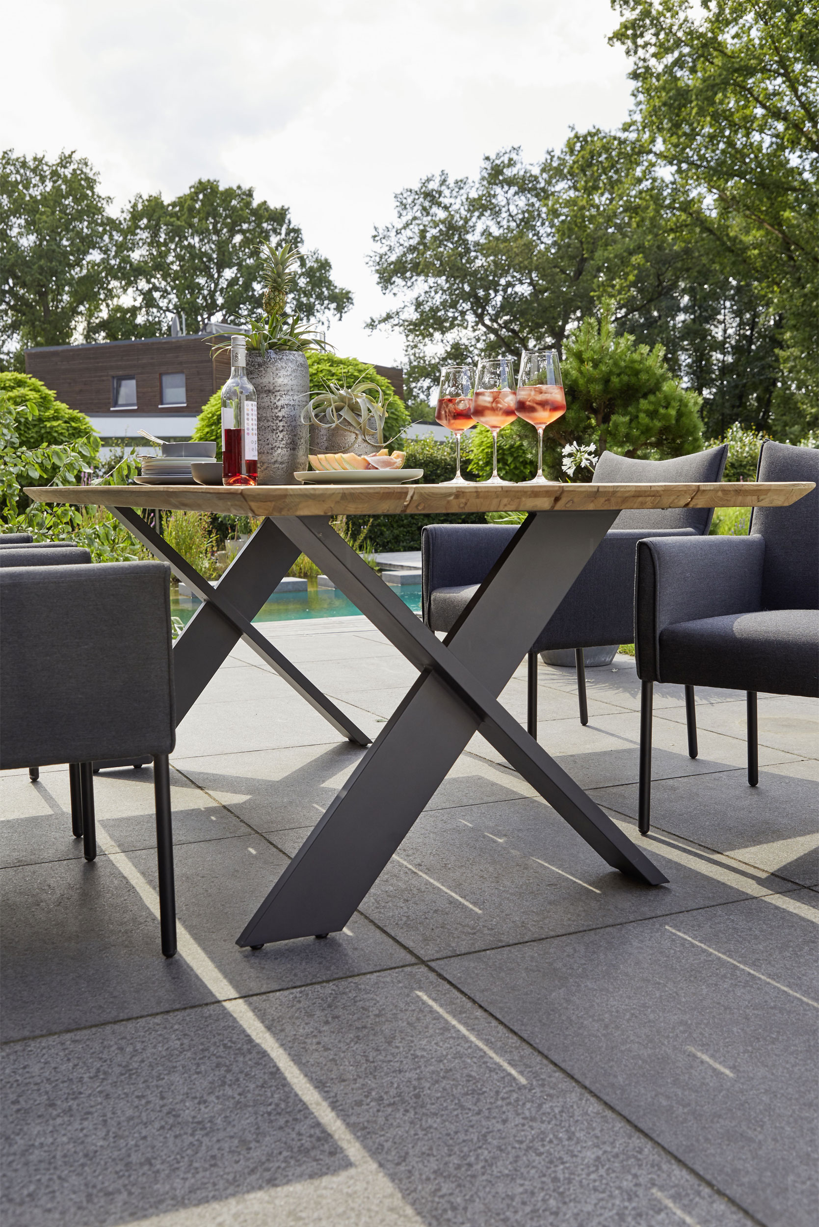 OUTDOOR Teak Gartentisch image number 5