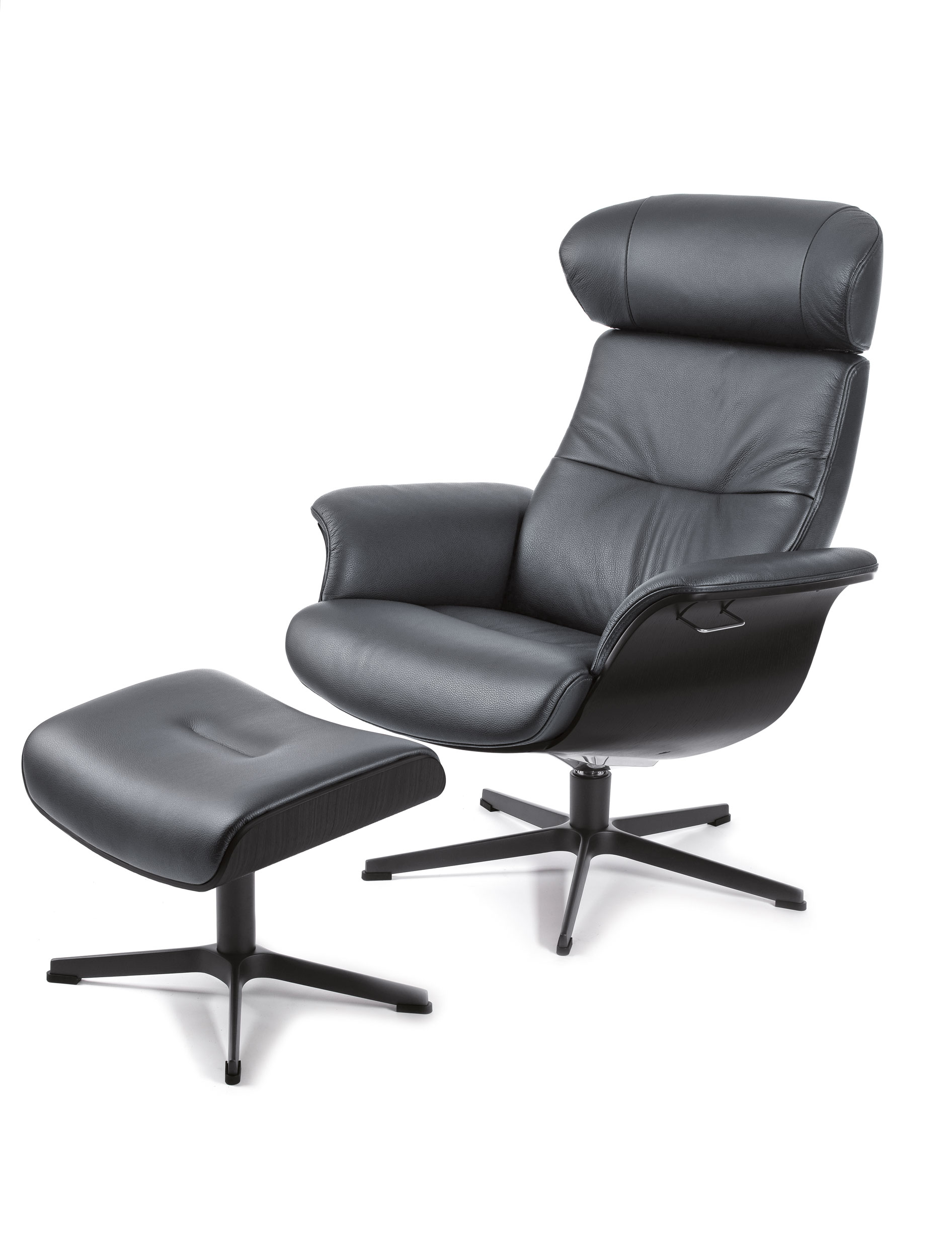 Drehsessel mit Hocker image number 1