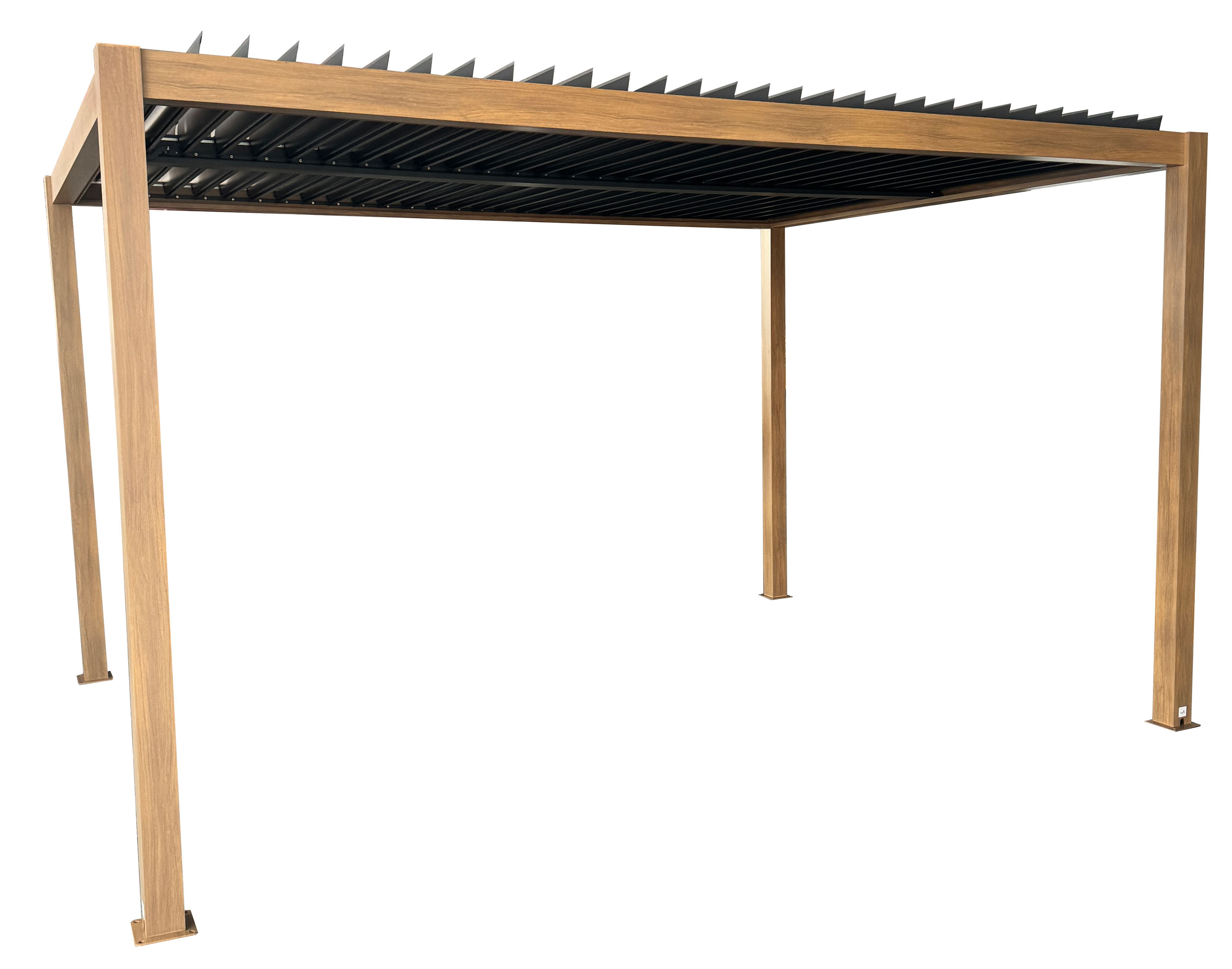 OUTDOOR Gartenpavillon 3x4 m Teakoptik image number 1