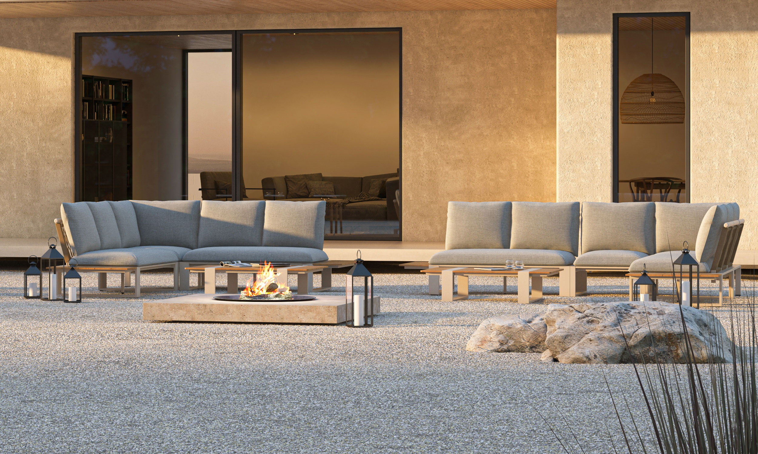 TIERRA OUTDOOR Gartenlounge Set Alu/Teak image number 3