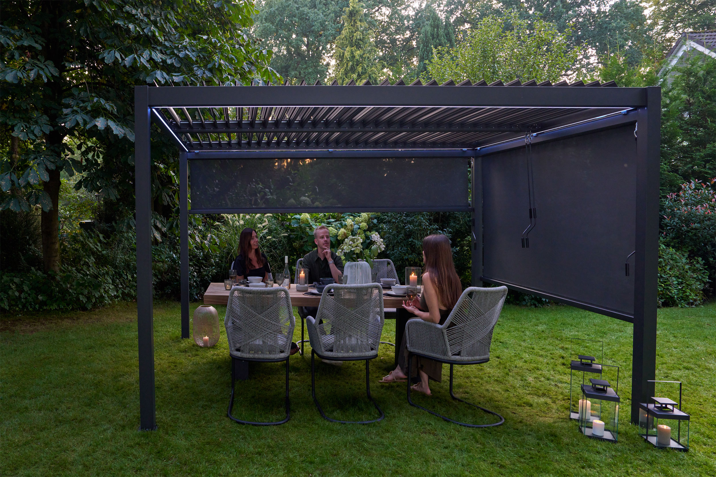 OUTDOOR Seitenrollo f&uuml;r Gartenpergola image number 4