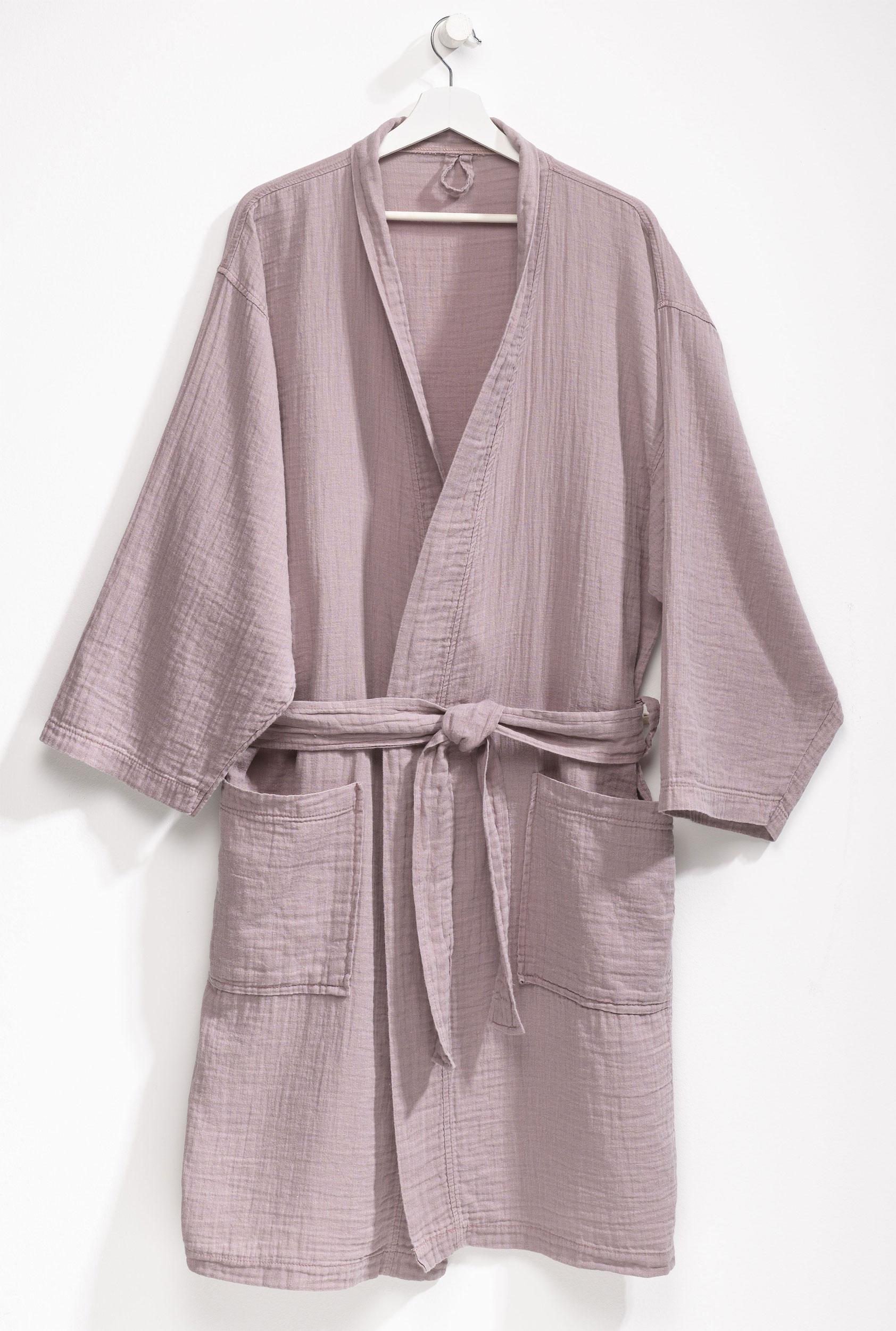 casa NOVA Leichter Musselin Bademantel image number 1