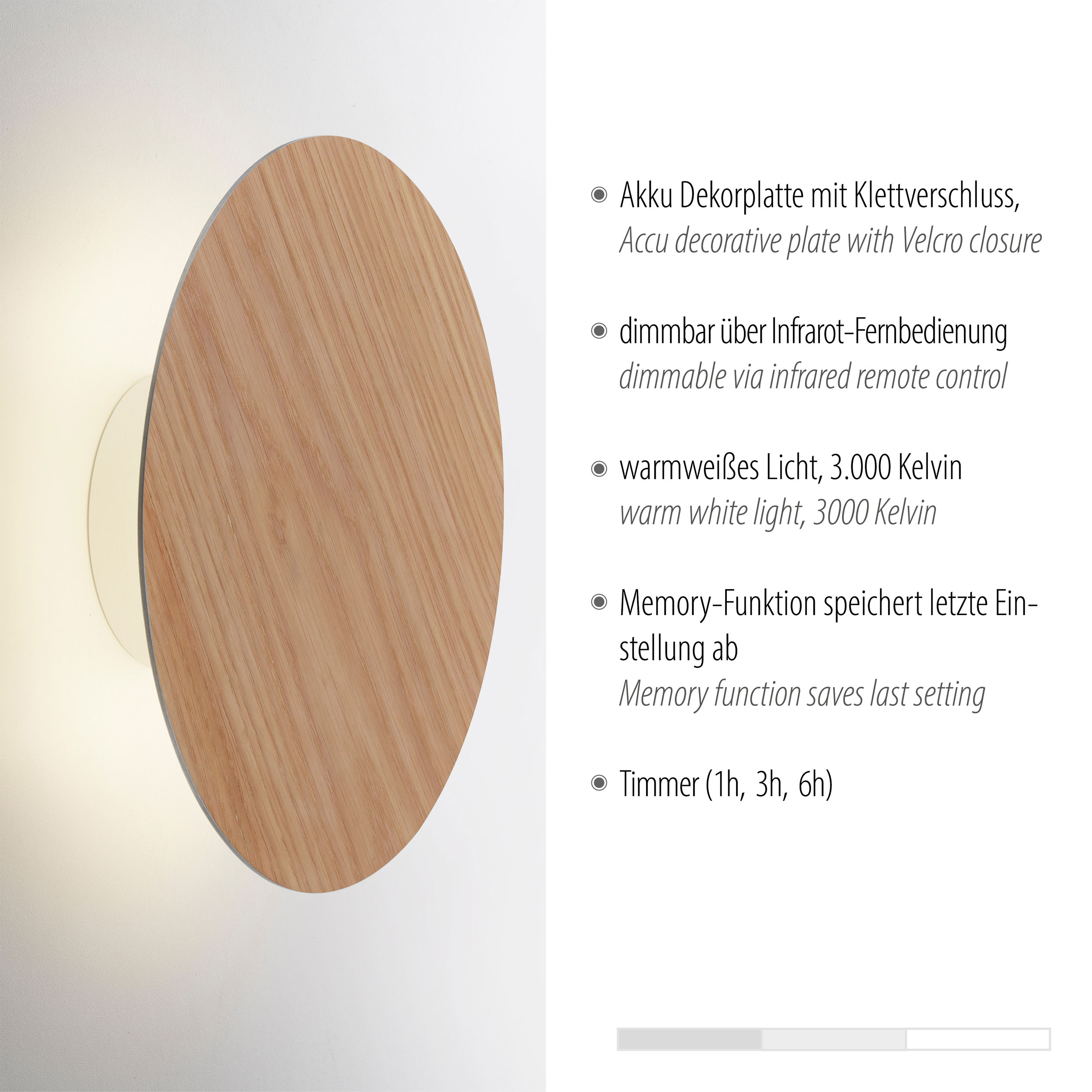 Paul Neuhaus LED-Akku-Wandleuchte image number 2