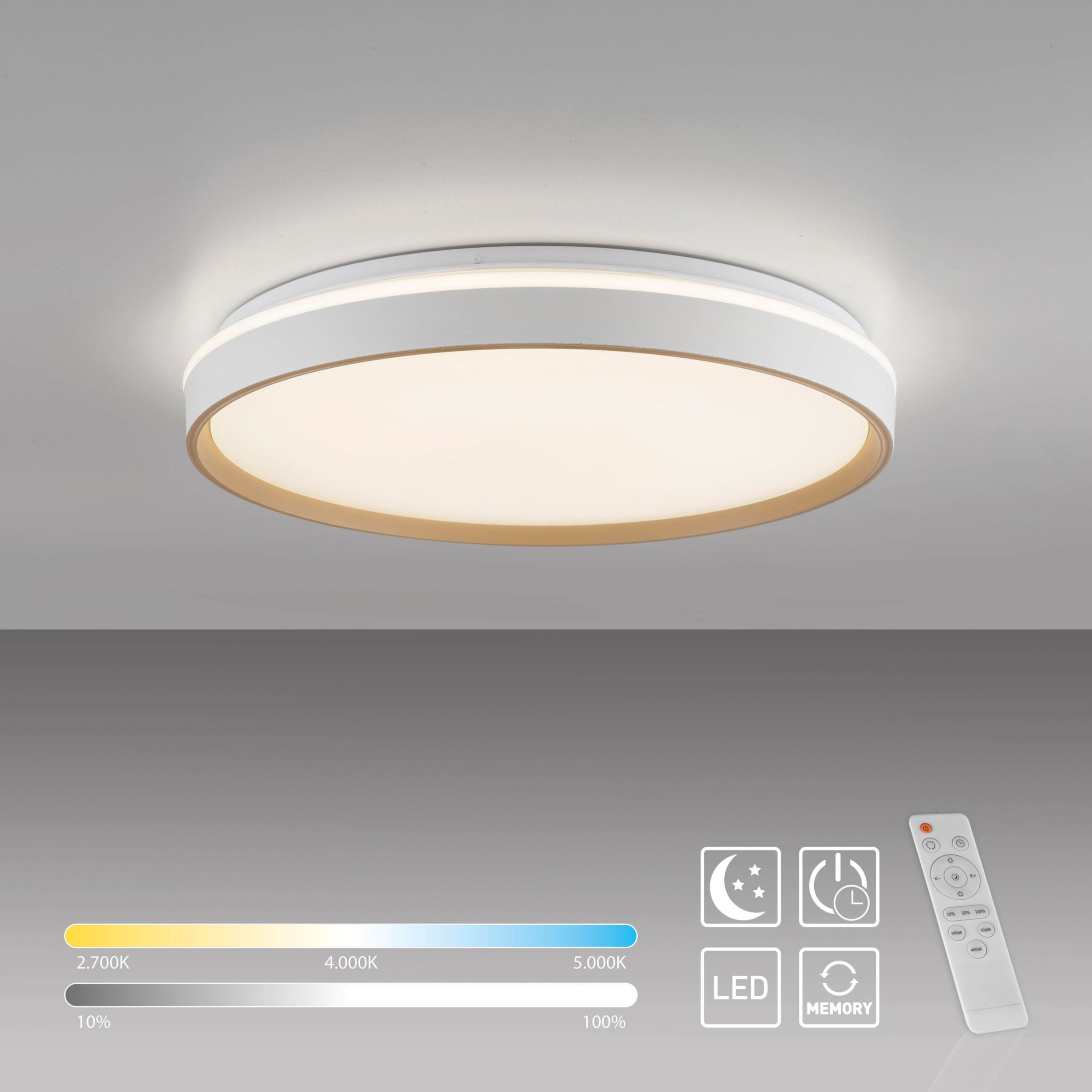 JUST LIGHT LED-Deckenleuchte 1flg image number 5