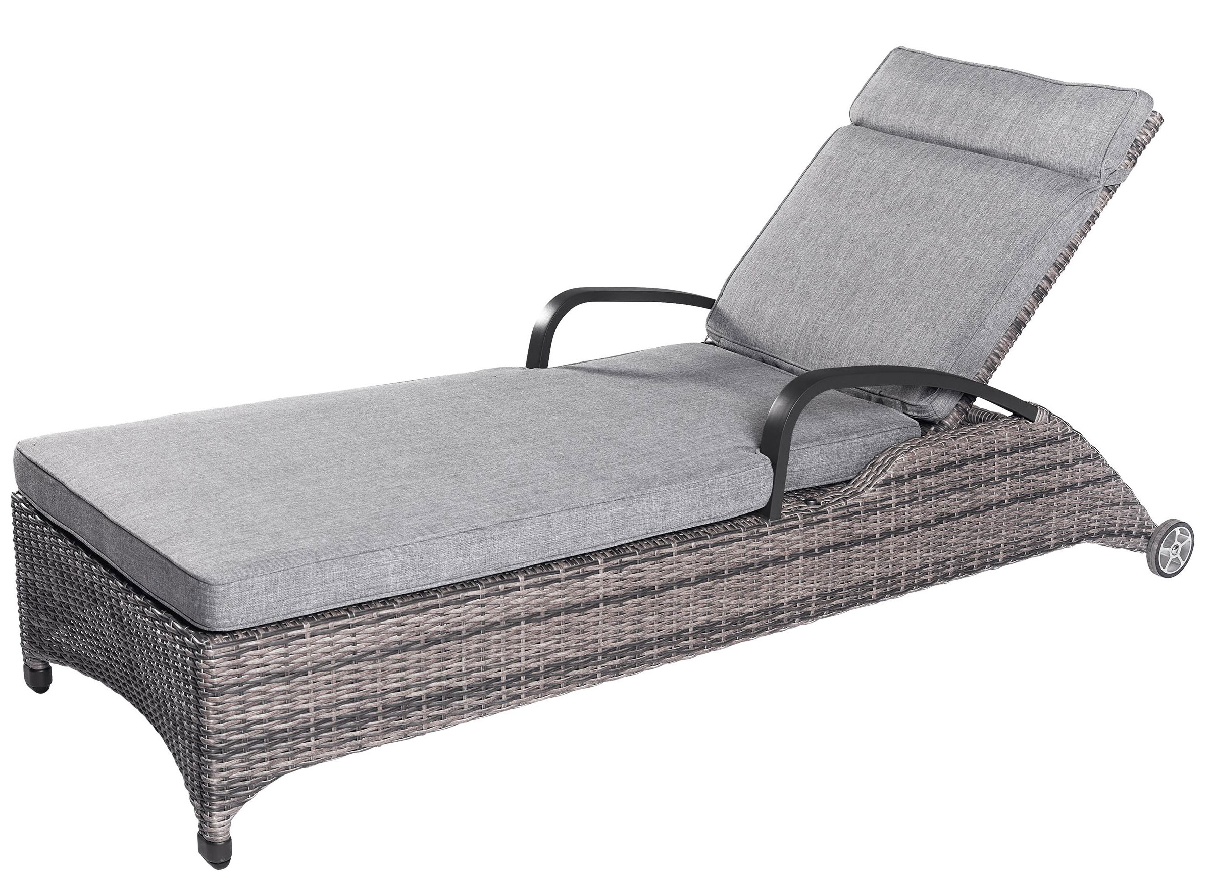 OUTDOOR Sonnenliege rollbar Polyrattan image number 1
