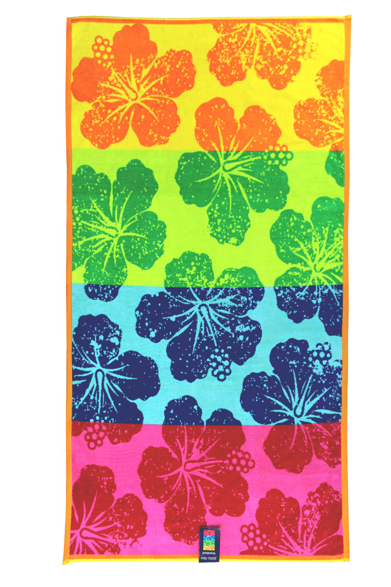 Dero Textil Strandtuch Summer Hibiscus image number 1