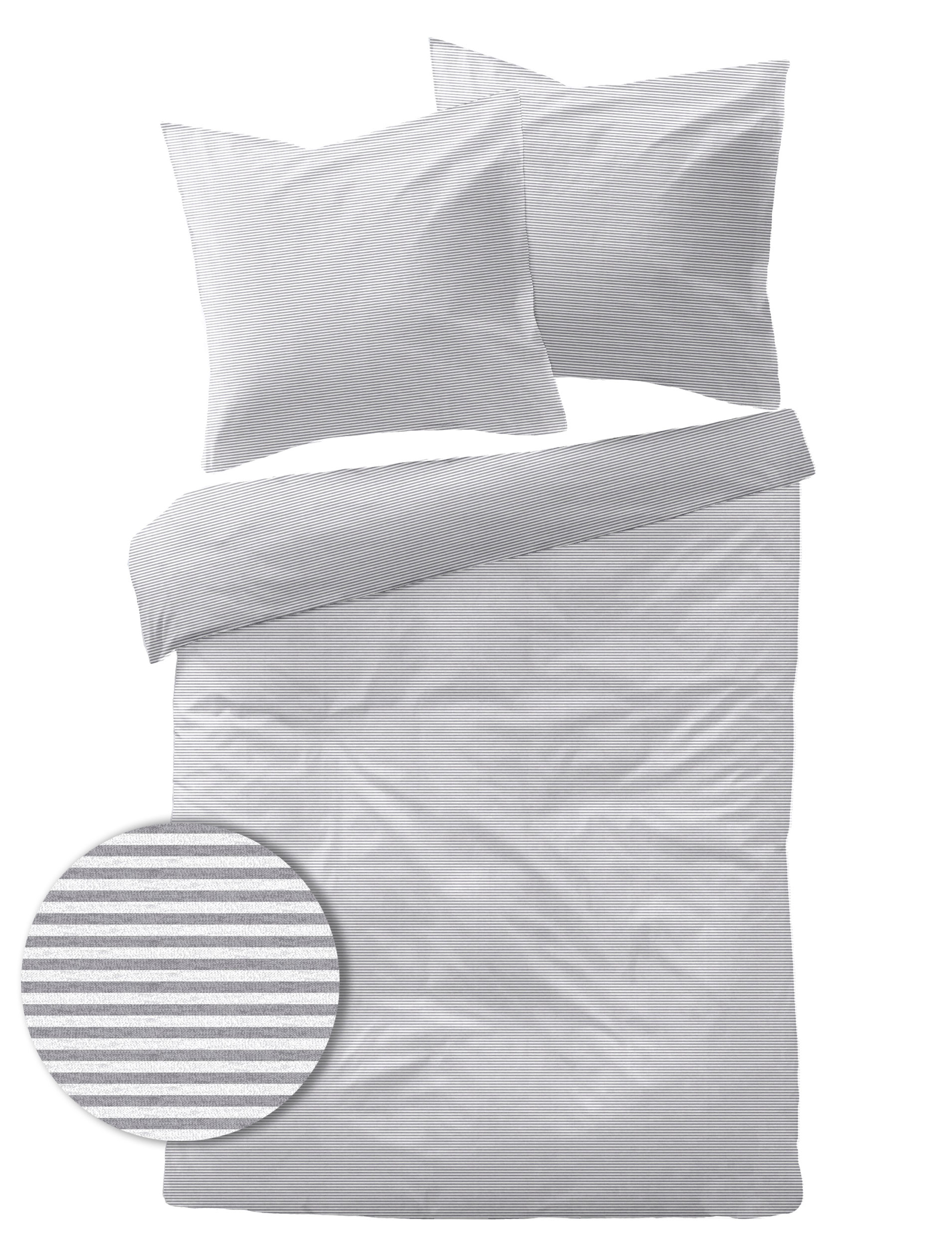 Dormisette Jersey-Melange-Bettw&auml;sche image number 1