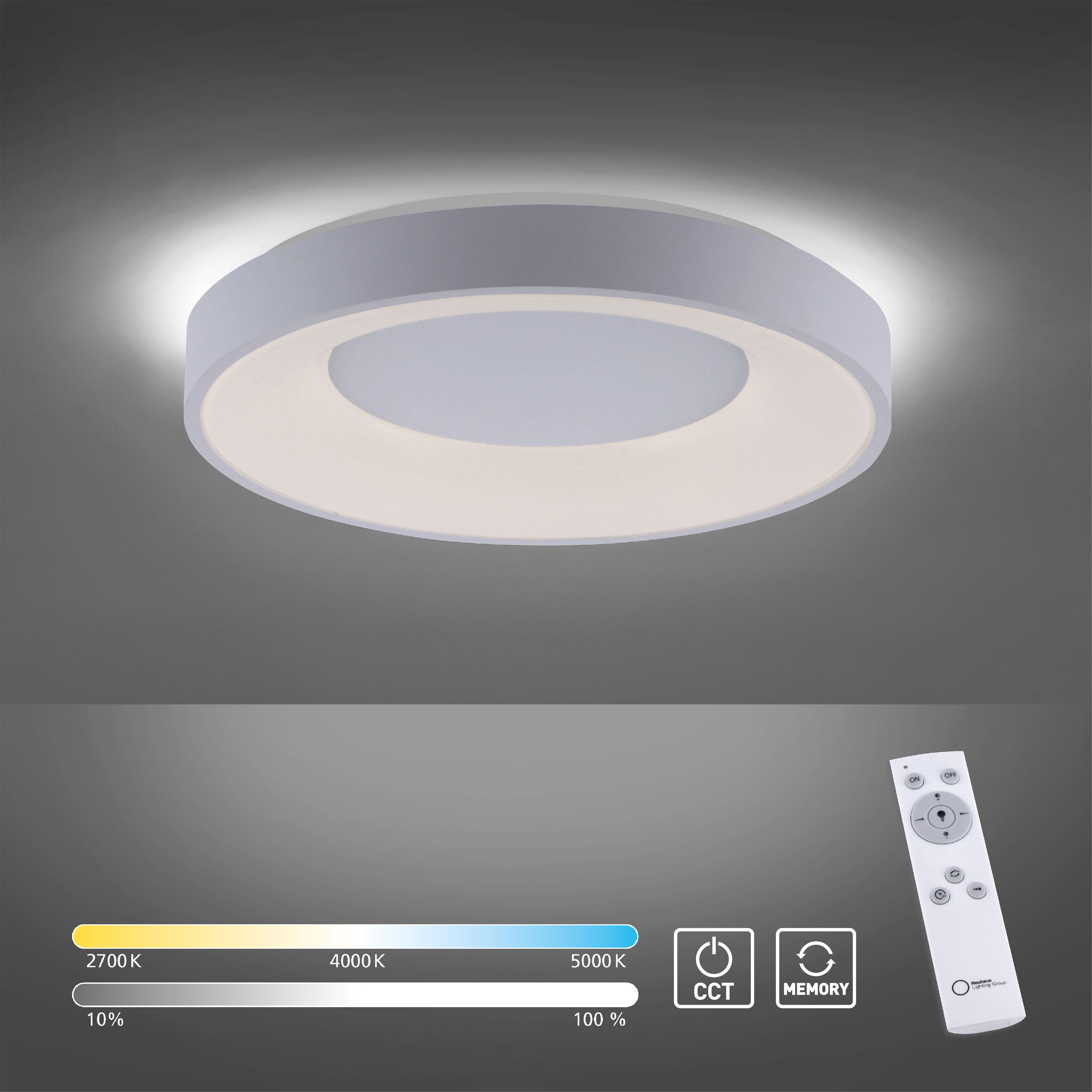 JUST LIGHT LED-Deckenleuchte 1flg image number 3