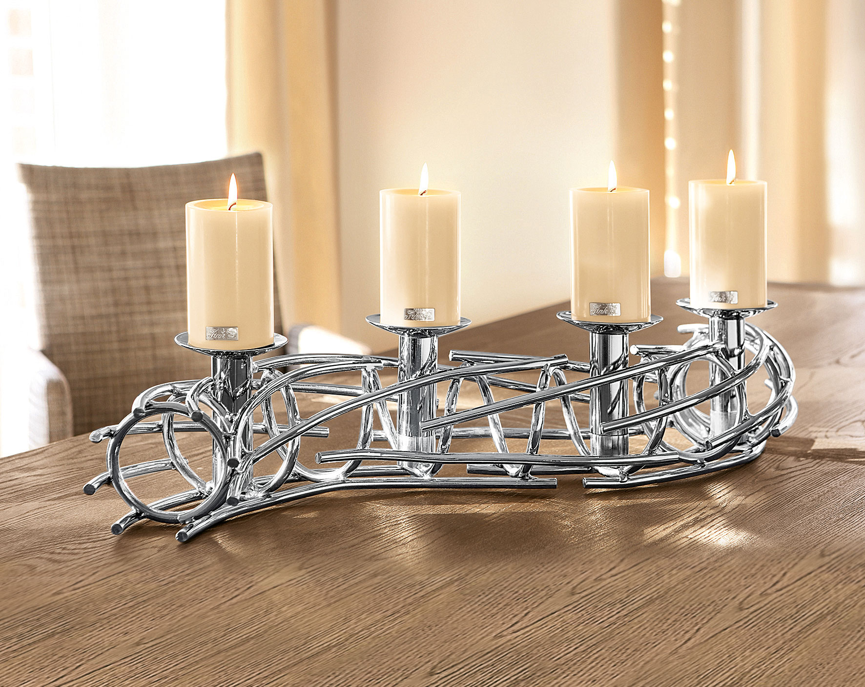 Fink Kerzenleuchter 4flg. 86cm image number 2