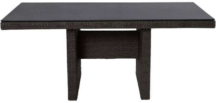 OUTDOOR Gartentisch Wangenform Rattan image number 1