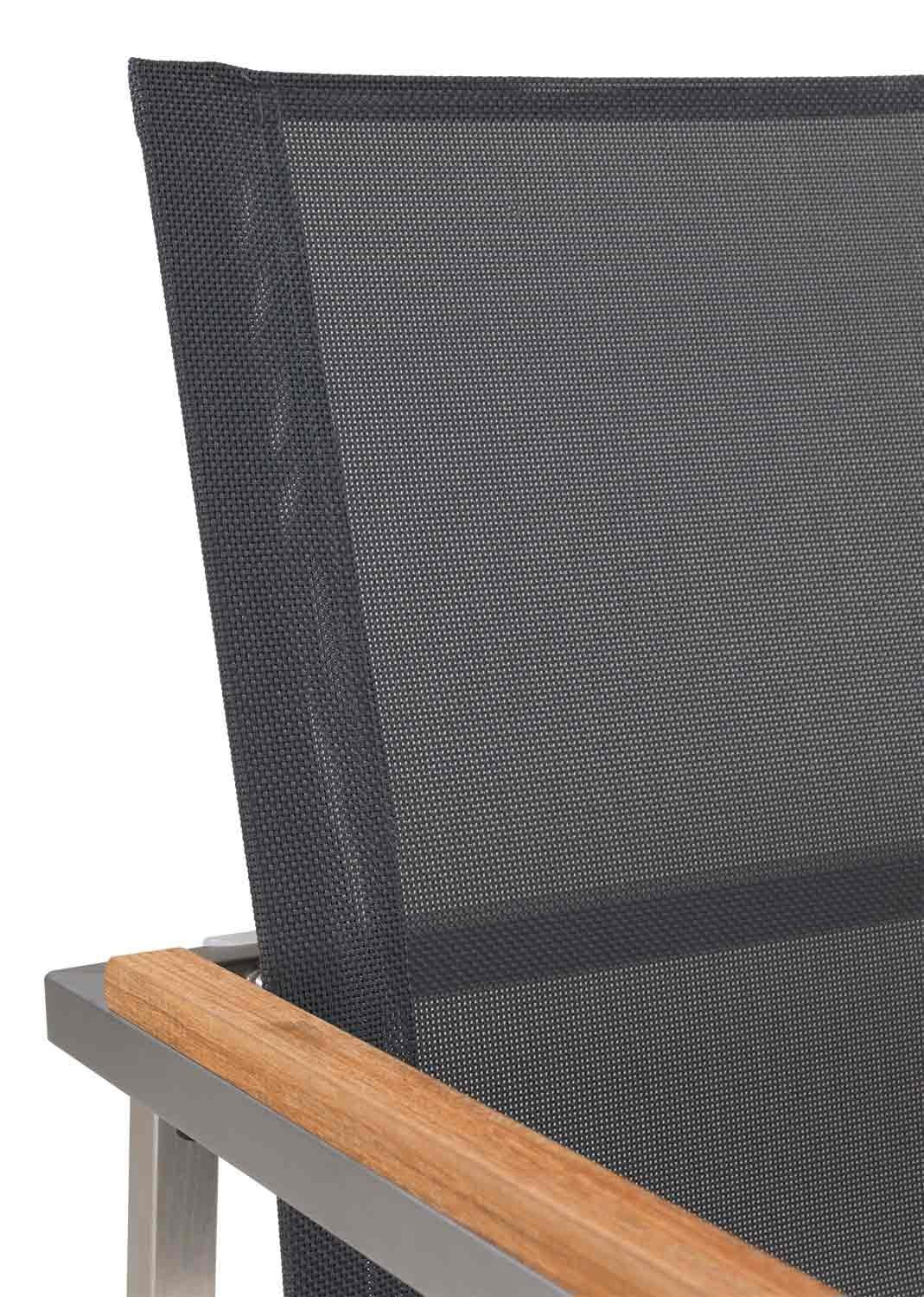 OUTDOOR Gartenstuhl Edelstahl/Teak image number 5