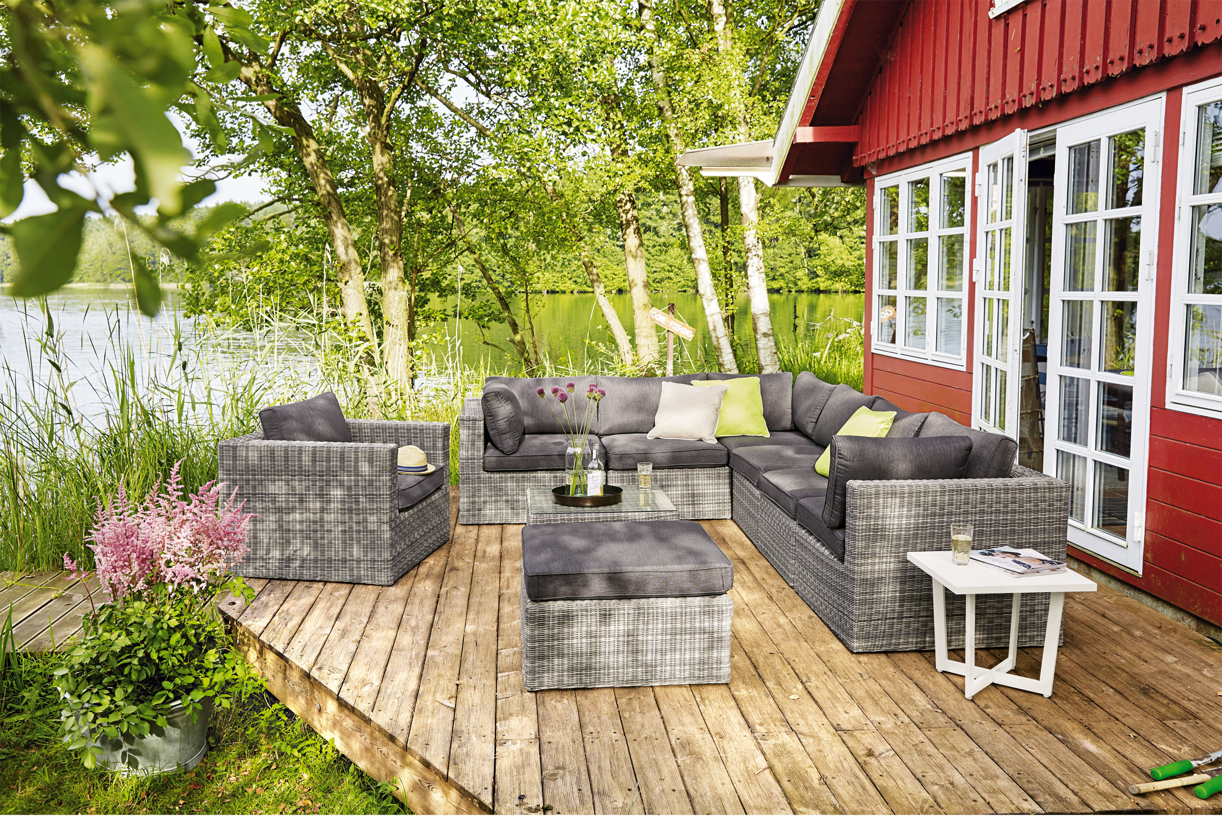 OUTDOOR Gartenhocker/Beistelltisch image number 2