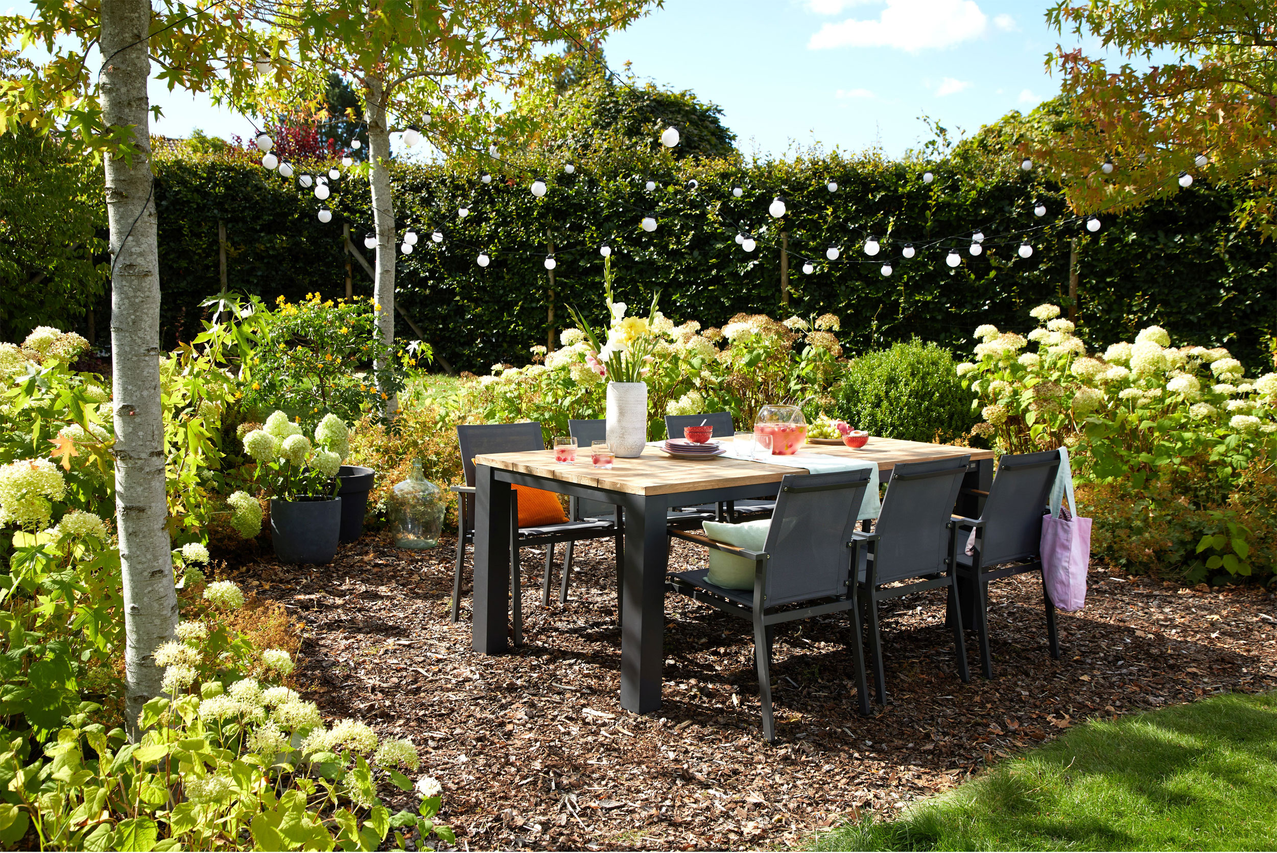 OUTDOOR Gartenstuhl Alu/Teak image number 8