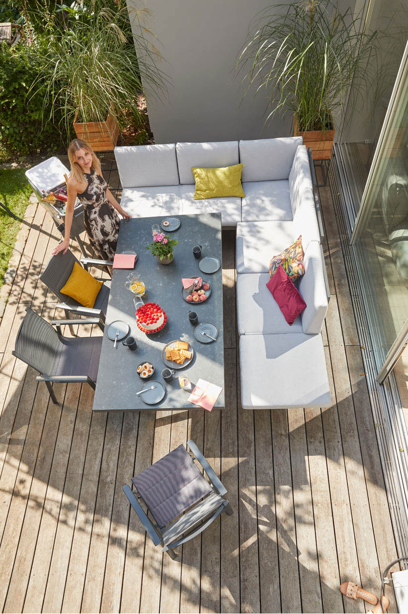 OUTDOOR Gartensofa Klappfunkt. links image number 3