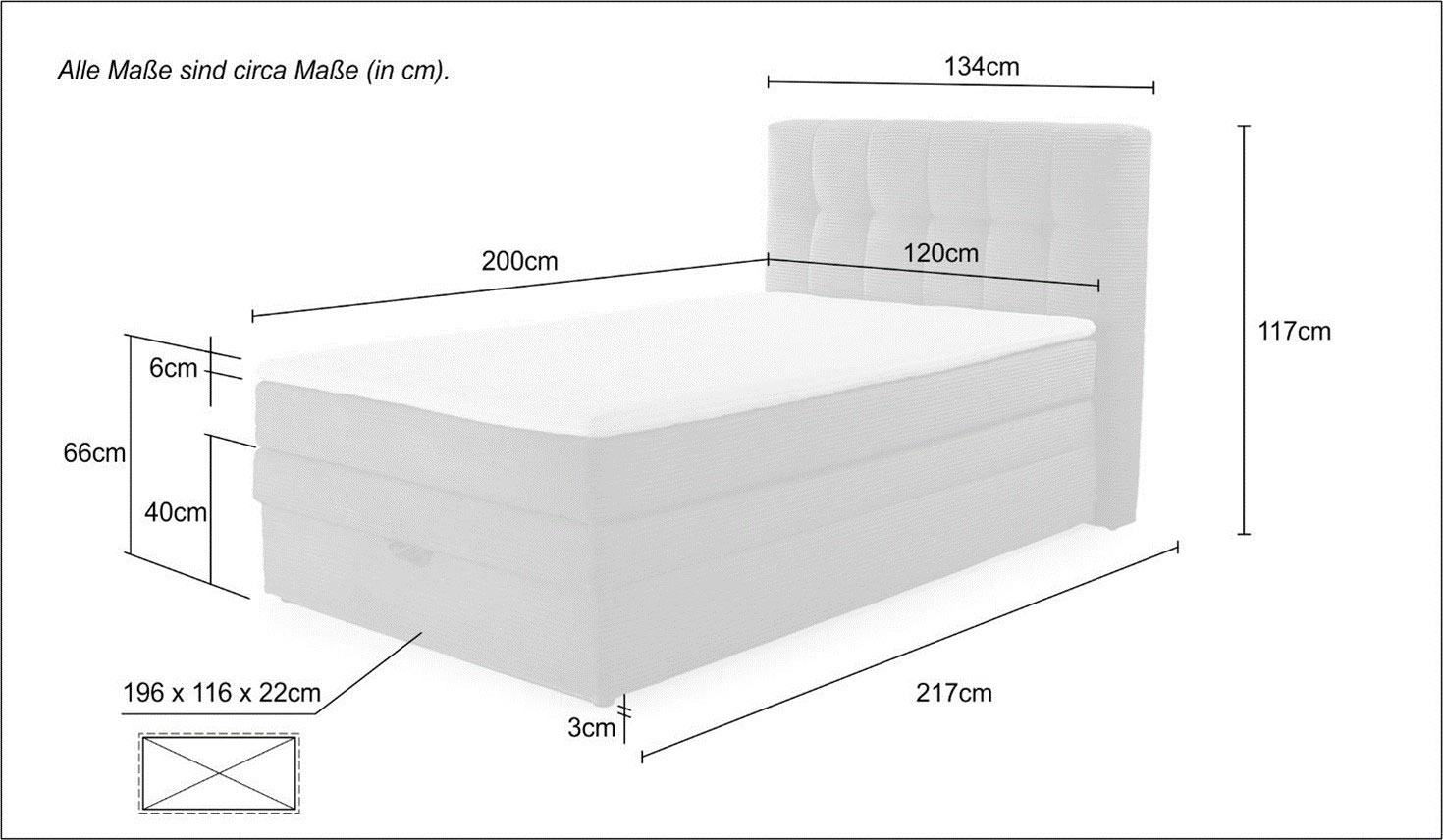 Boxspringbett image number 4