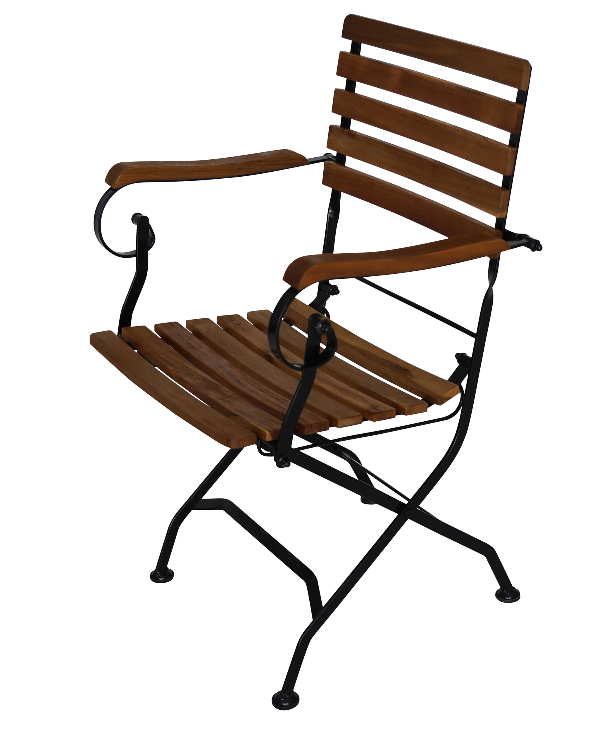 OUTDOOR Garten-Klappstuhl m. Armlehnen image number 1