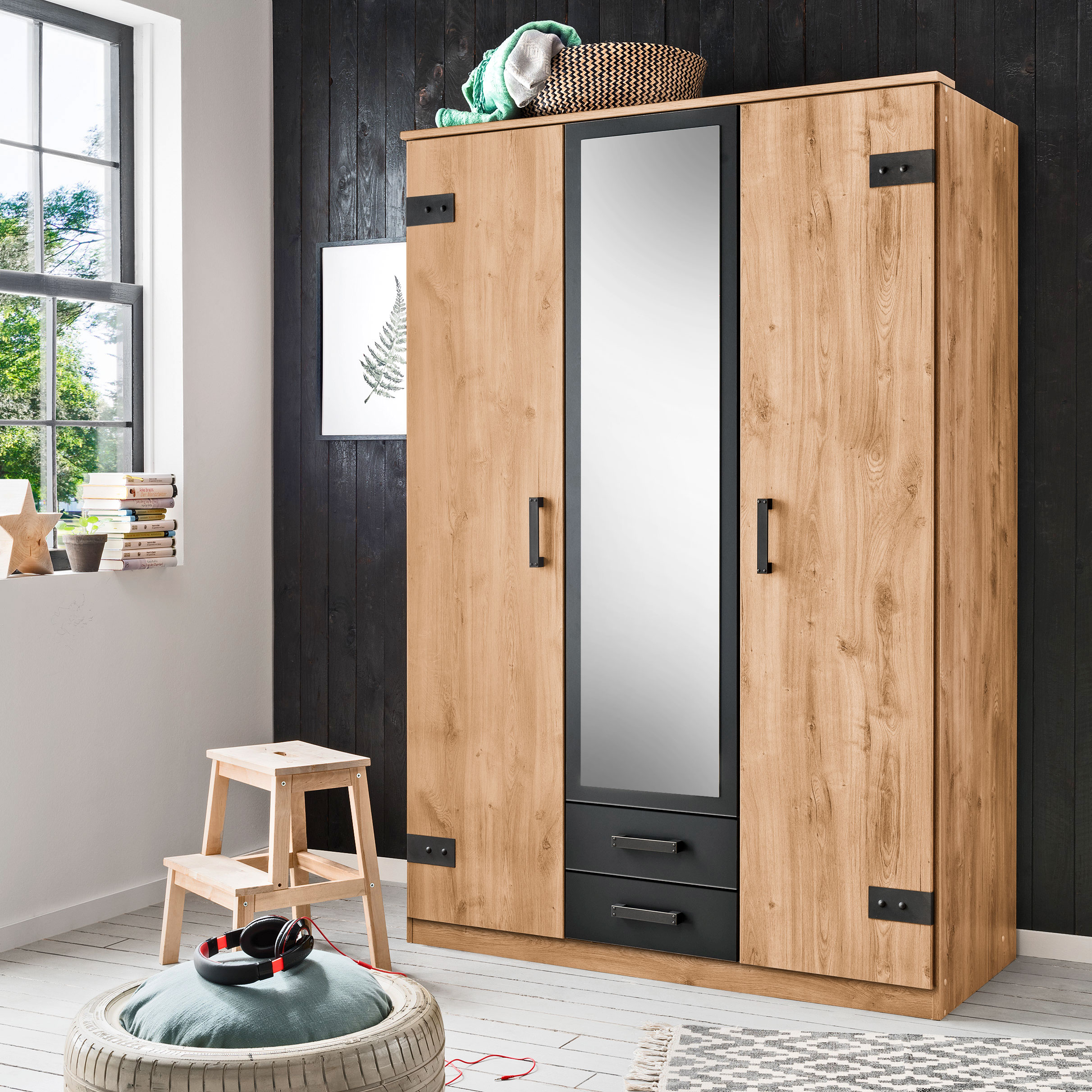 Dreht&uuml;renkombischrank 3-trg. image number 2