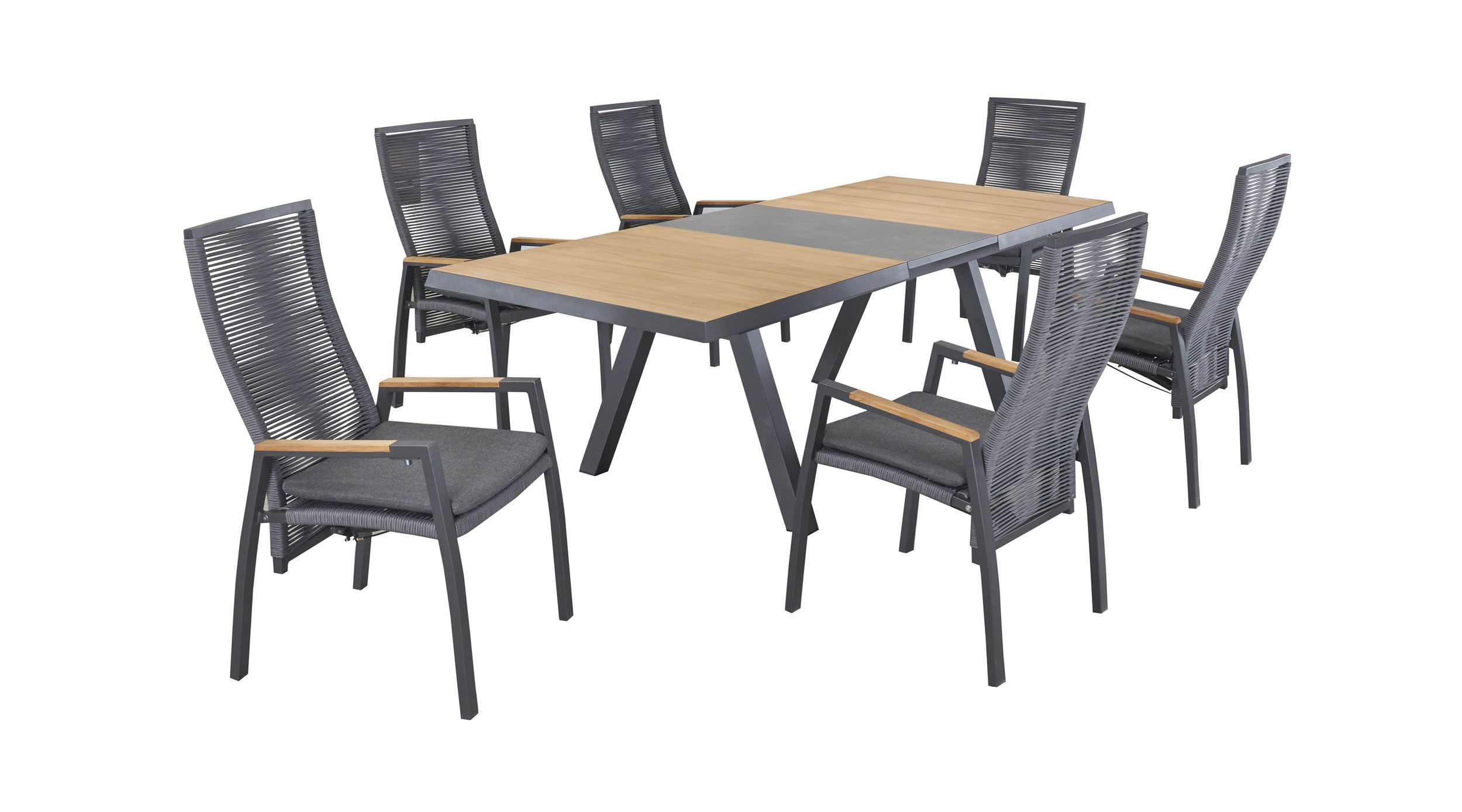 OUTDOOR Ausziehtisch Keramik/Teak image number 7