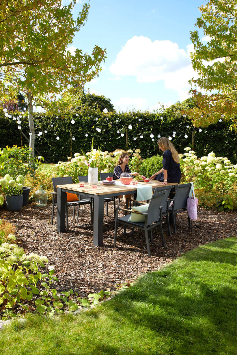 OUTDOOR Gartenstuhl Alu/Teak image number 7