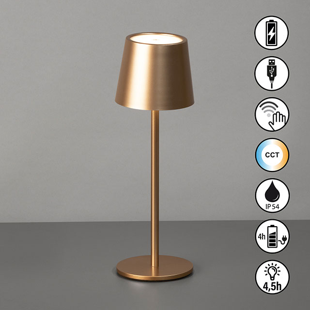 FH Lighting LED-Akku-Tischleuchte 1flg image number 2