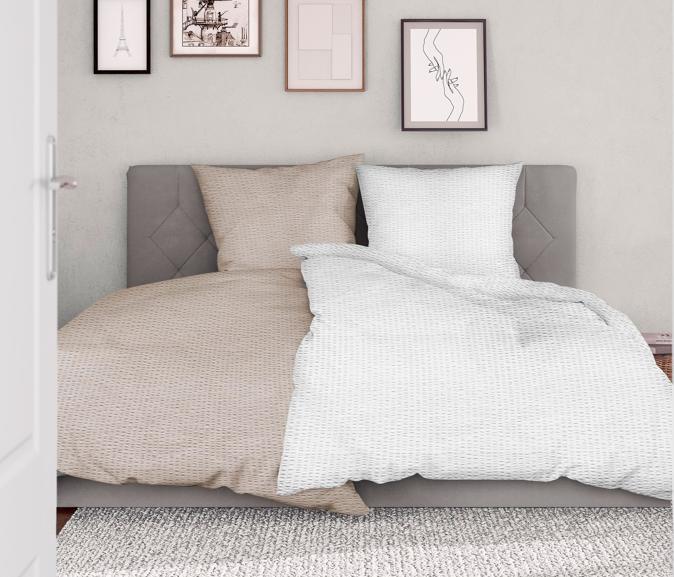 MONDO Seersucker-Bettw&auml;sche image number 5