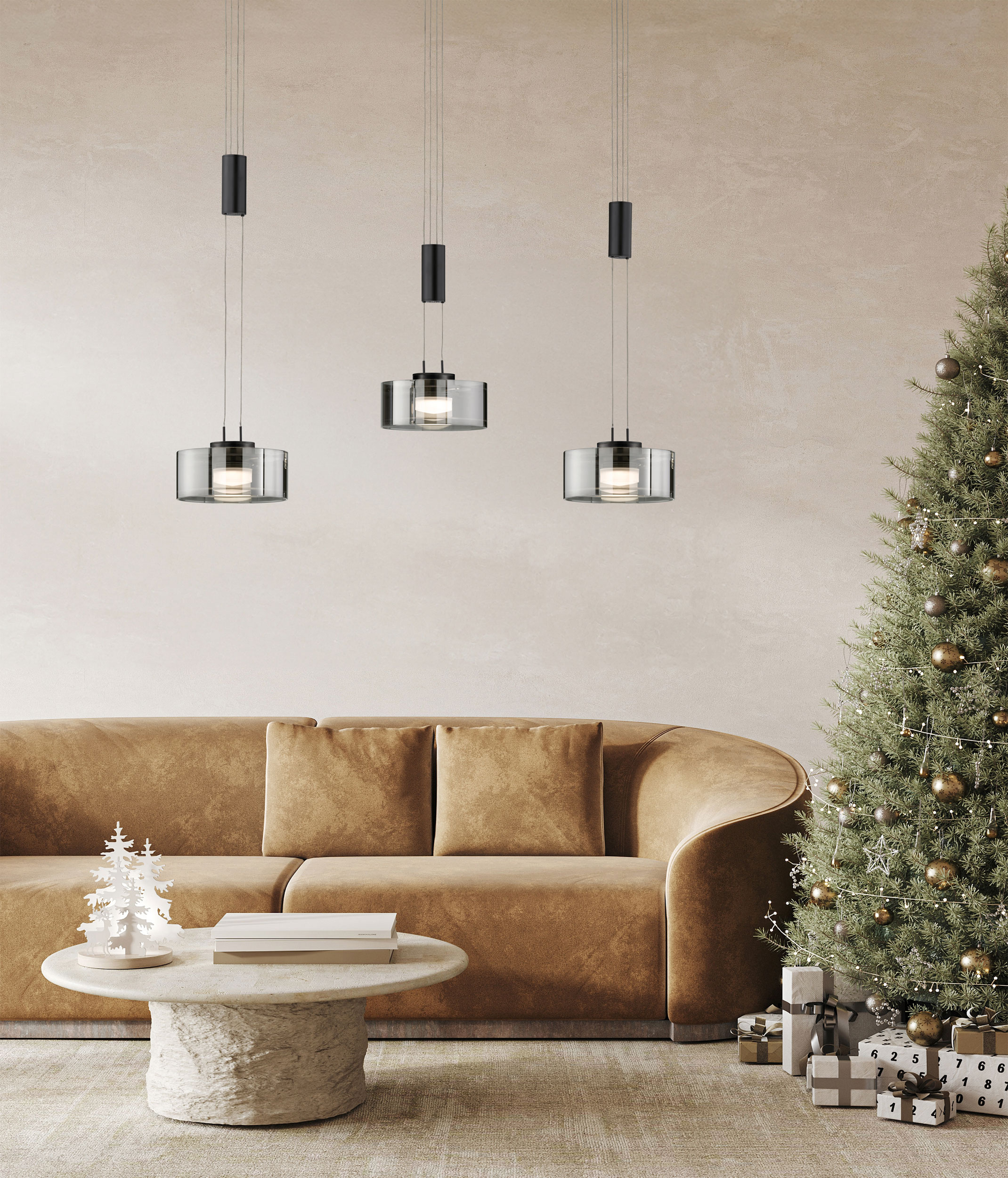 Fischer & Honsel LED-Pendelleuchte 3flg image number 4