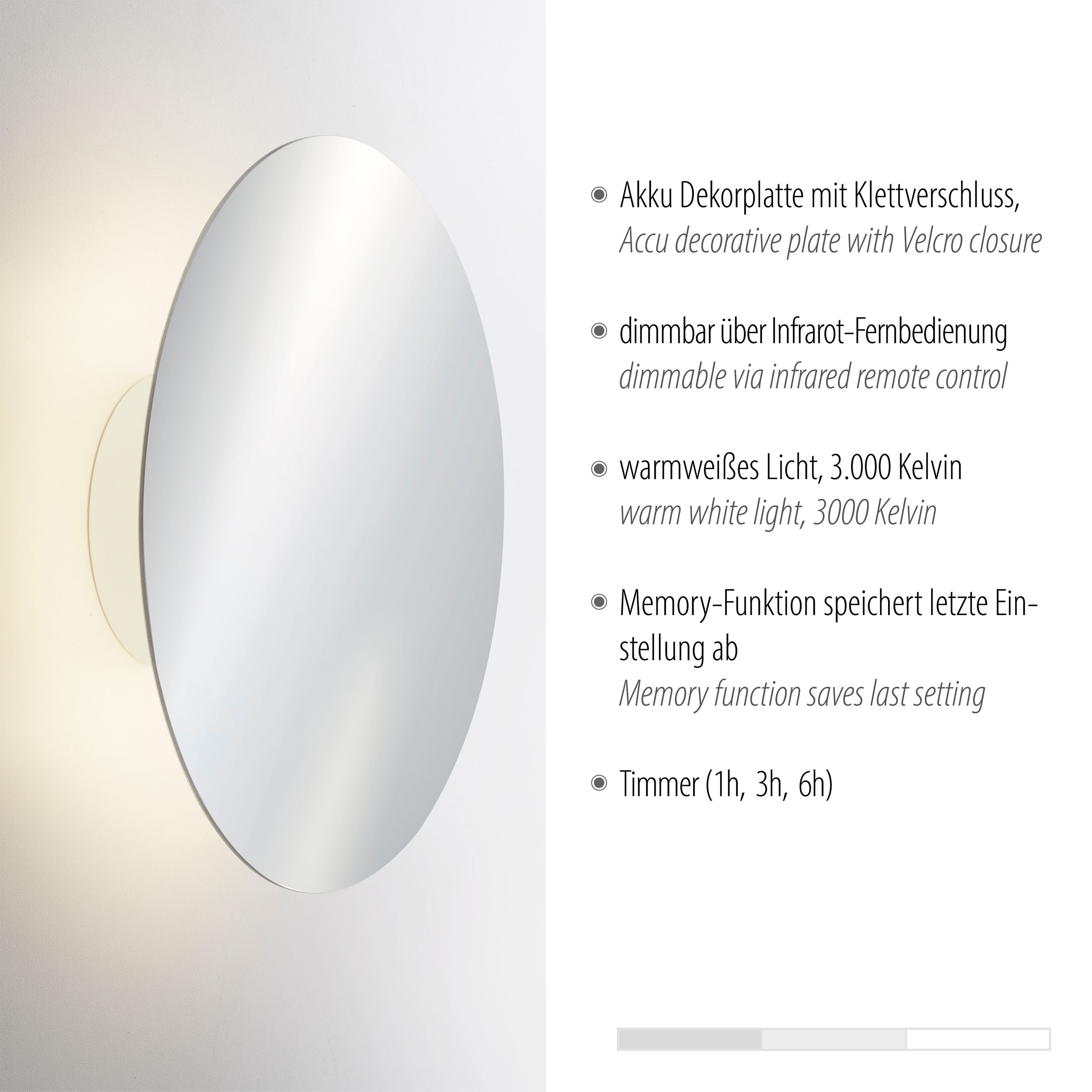 Paul Neuhaus LED-Akku-Wandleuchte image number 4