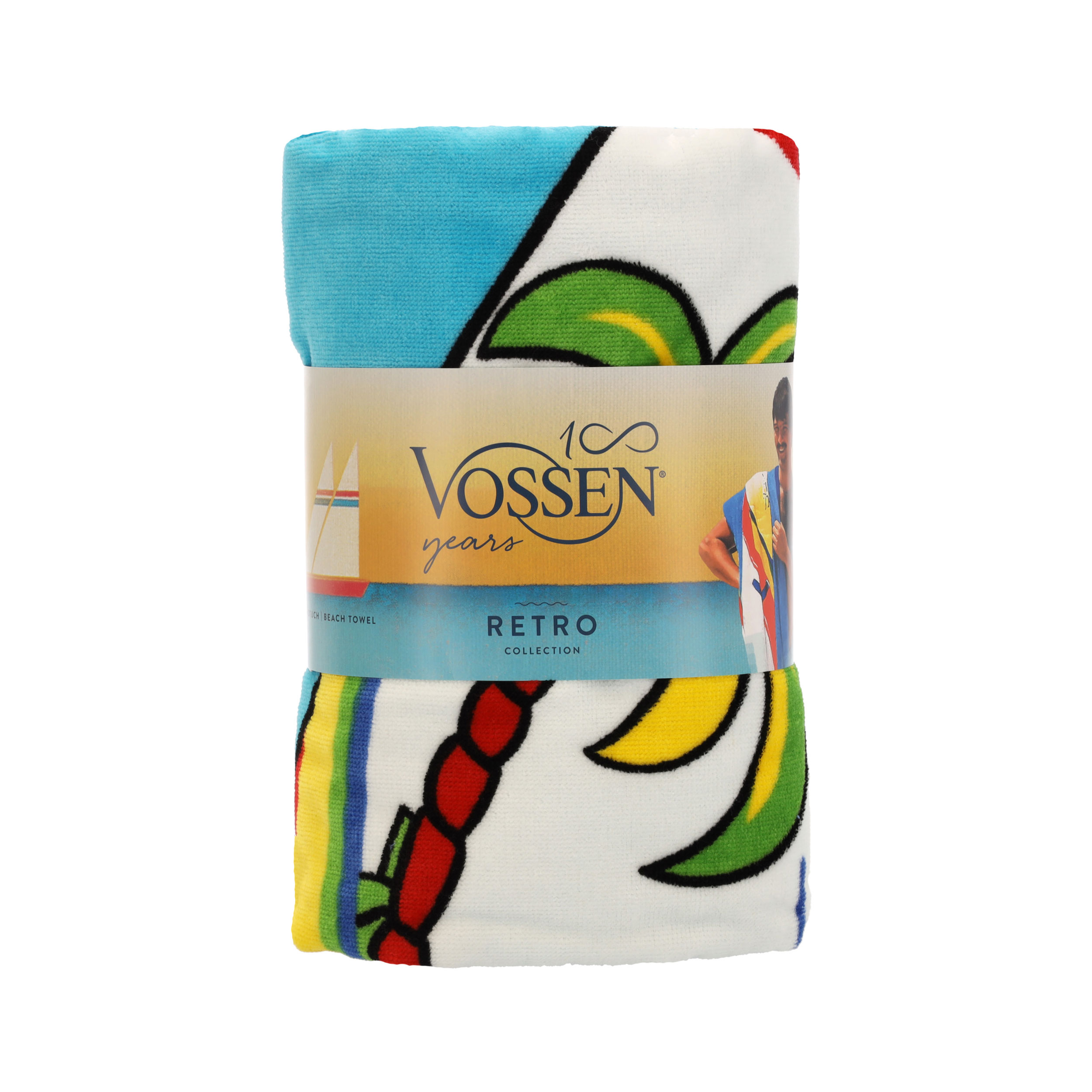 VOSSEN Strandtuch blau image number 2