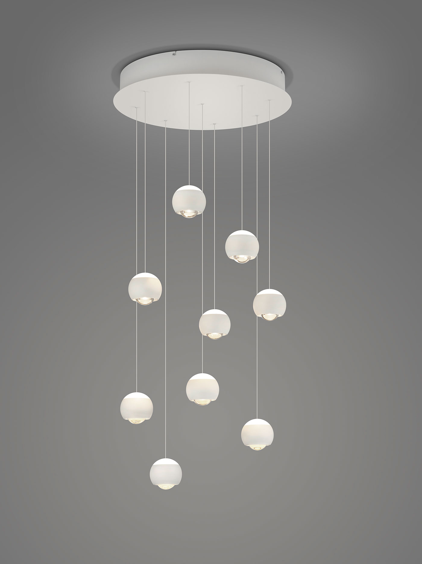 Musterring LED-Pendelleuchte 9flg image number 4