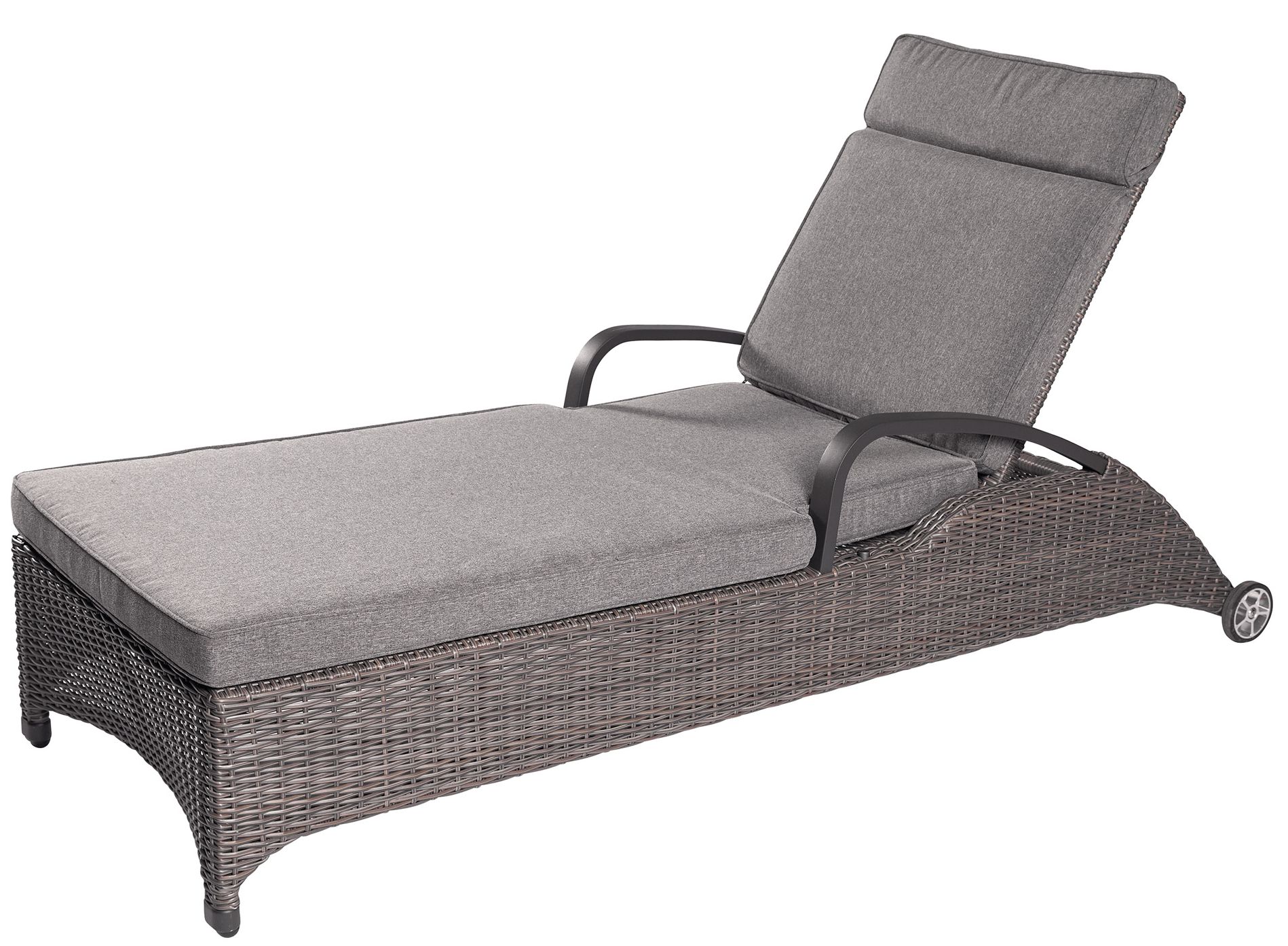 OUTDOOR Sonnenliege rollbar Polyrattan image number 1