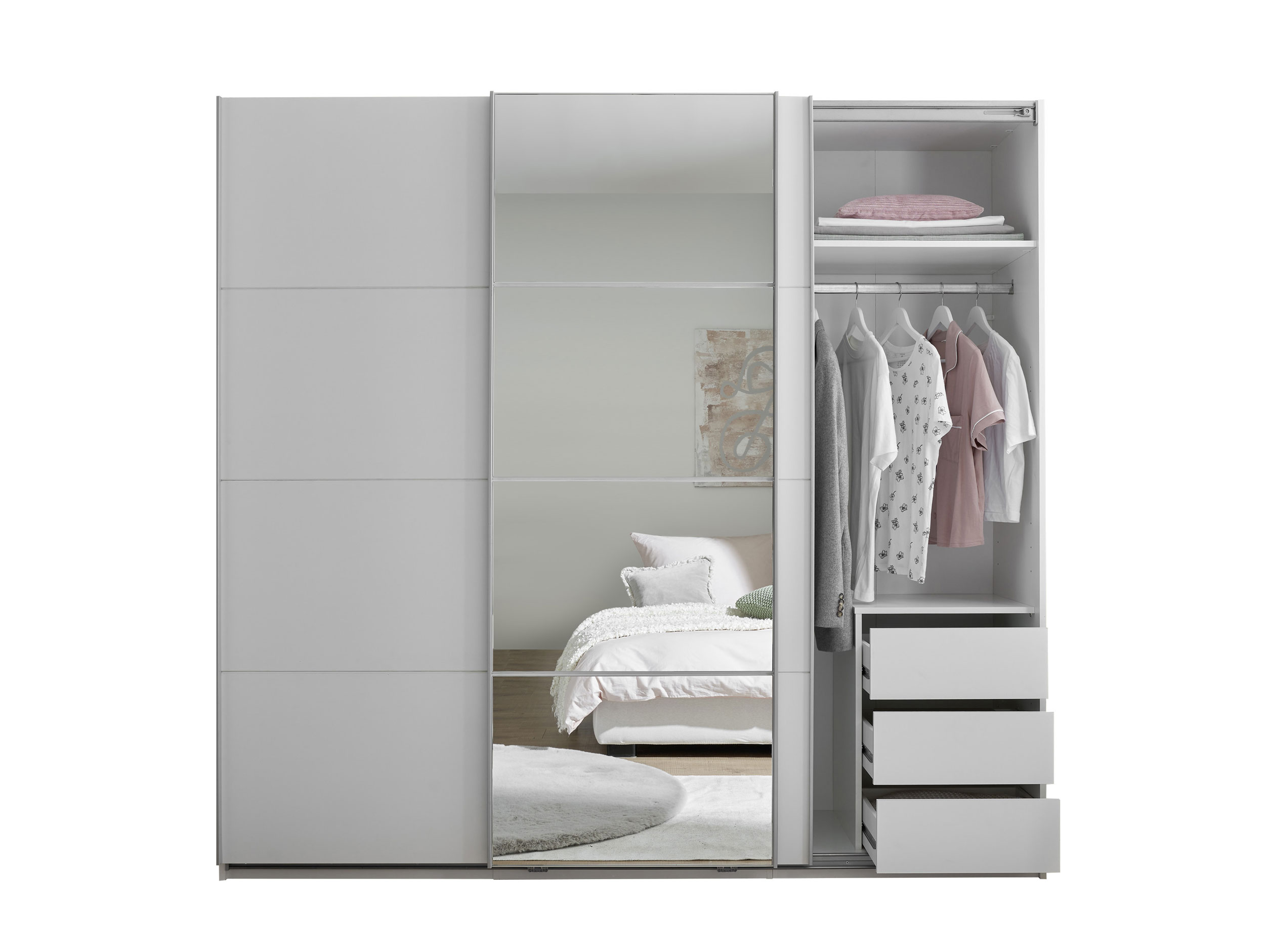 Schwebet&uuml;renschrank 3-trg. image number 4