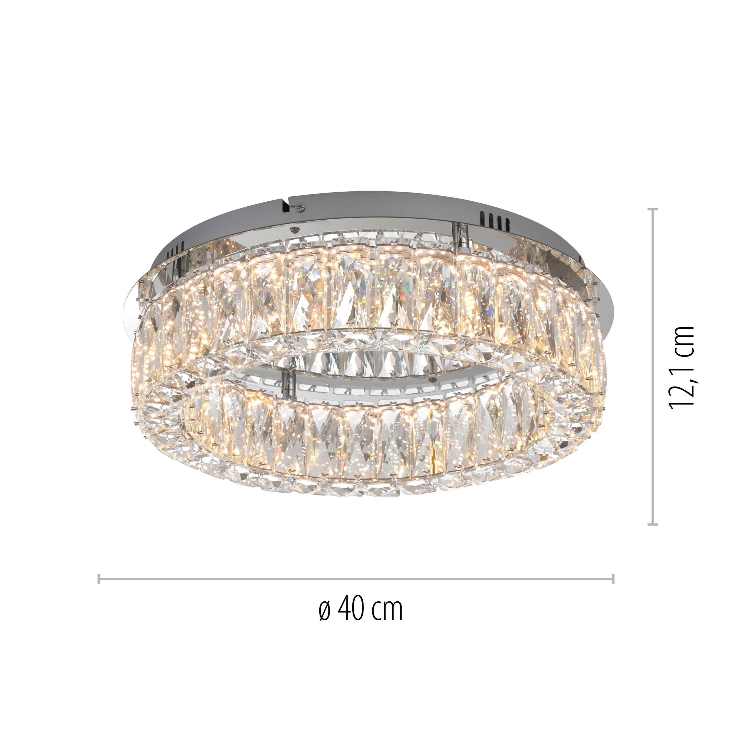 JUST LIGHT LED-Deckenleuchte 1flg image number 3