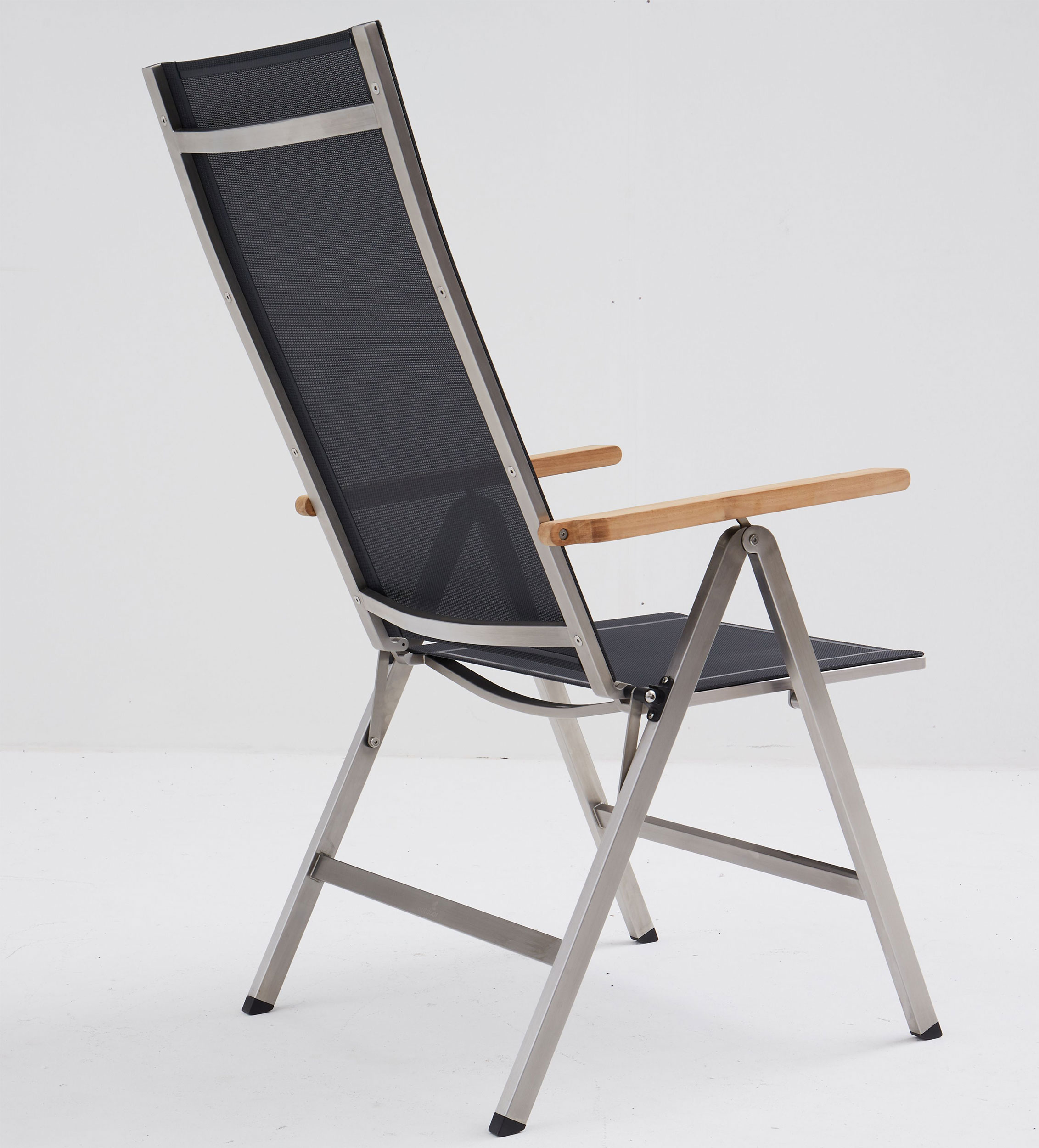 OUTDOOR Klappstuhl Edelstahl/Teak image number 7