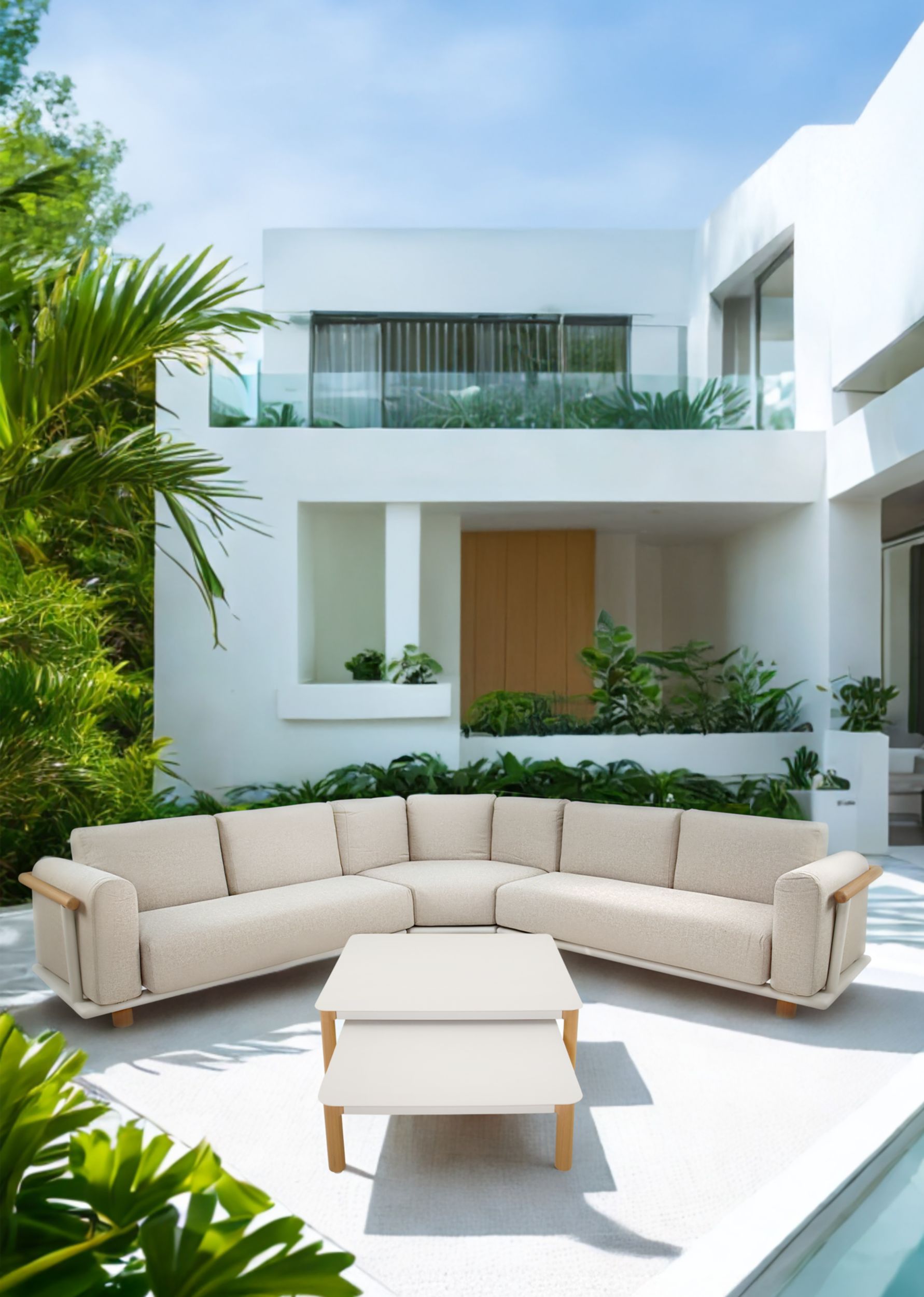 OUTDOOR Gartenlounge Set 5tlg. image number 2