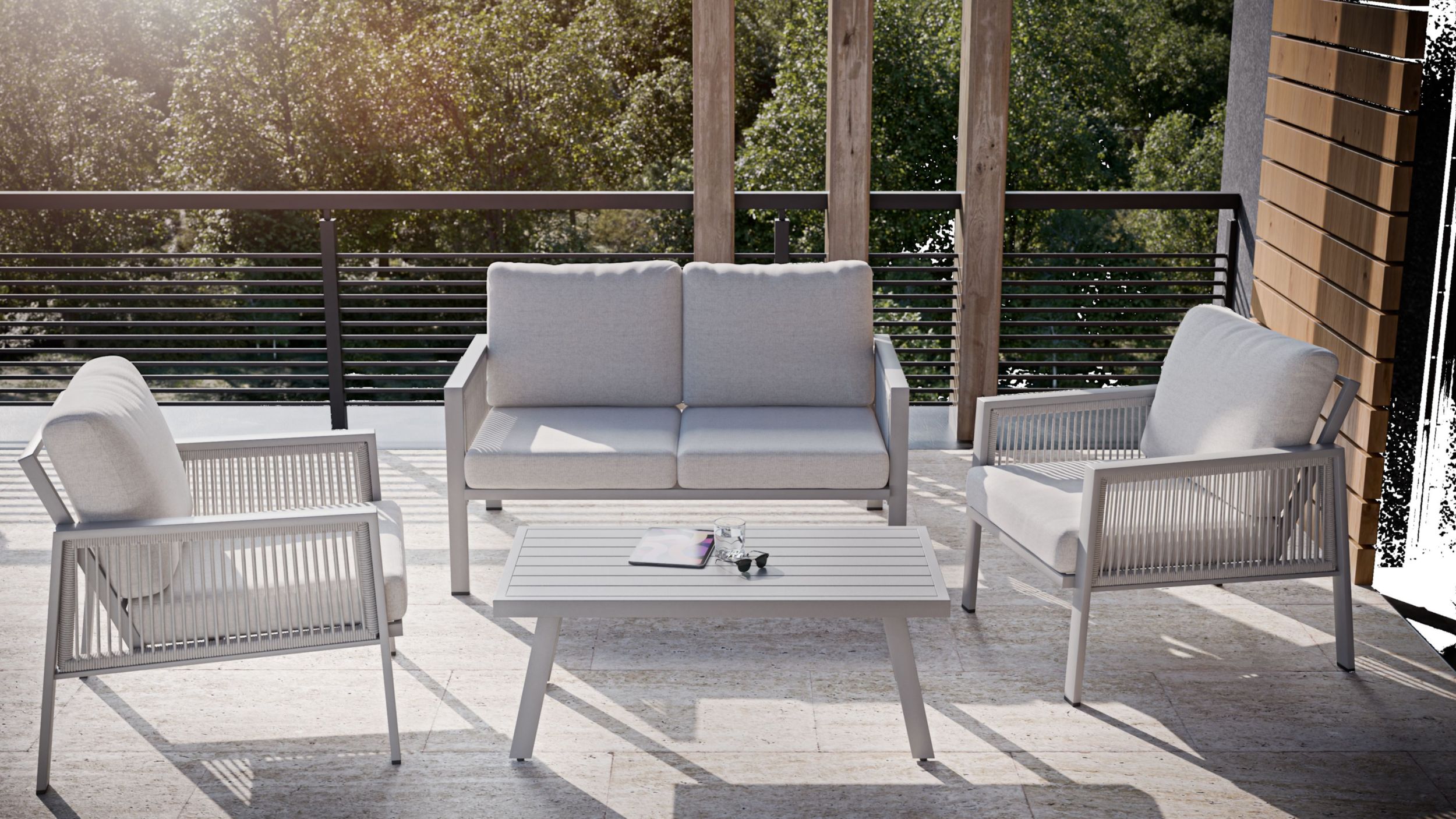 OUTDOOR Garten-Loungeset image number 2