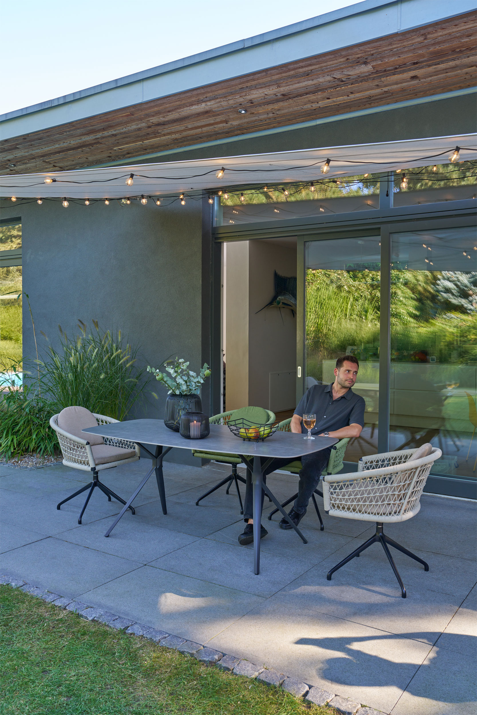 OUTDOOR Gartensessel drehbar Rope image number 10